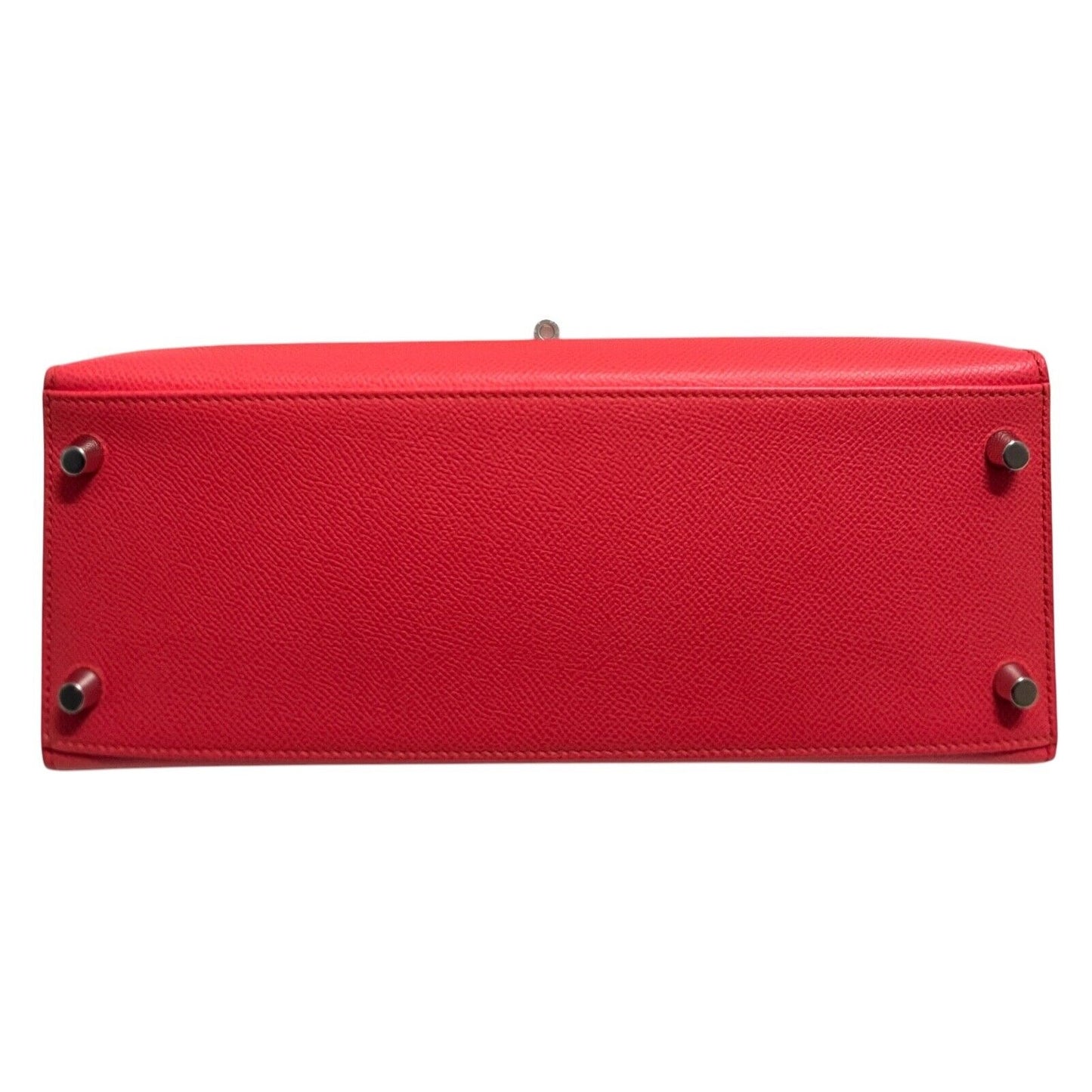 Hermes Kelly 28 Sellier Rose Texas Pink Epsom Leather Palladium Hardware