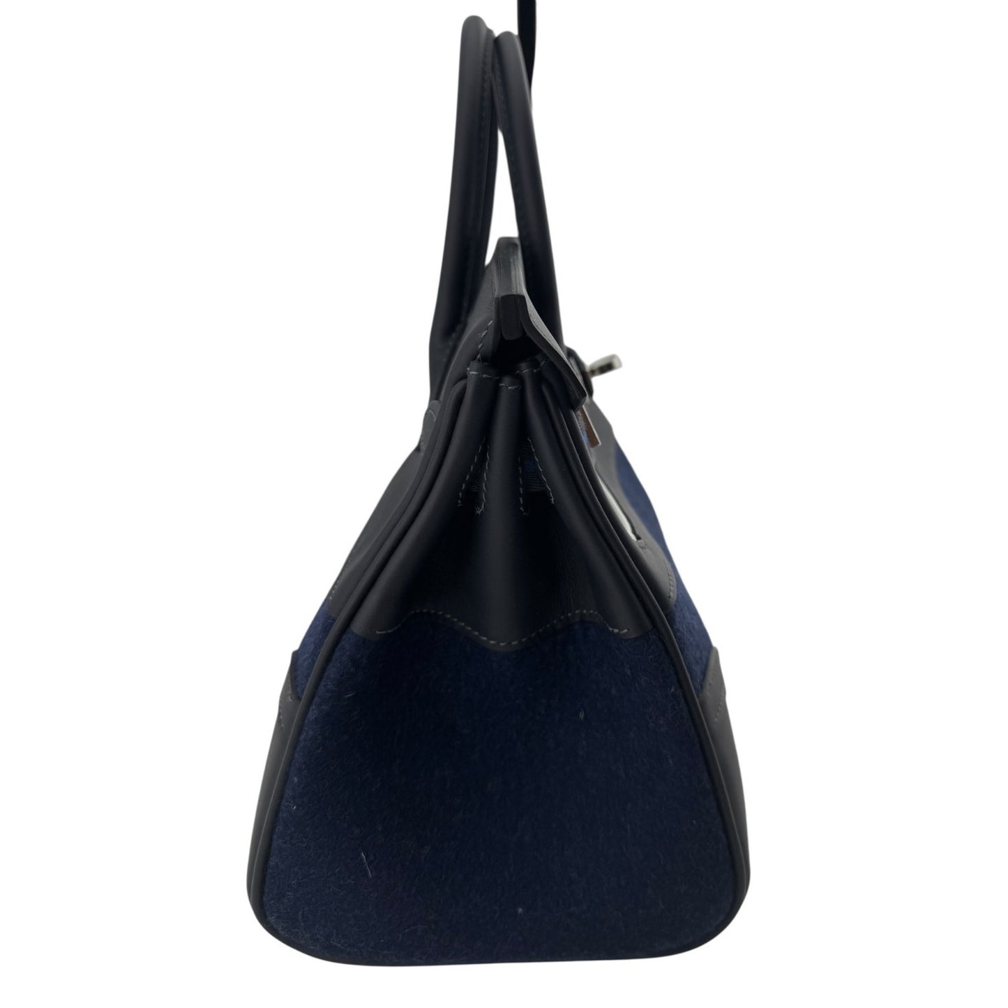 Hermes Birkin 25 Go Team Bleu Nuit Caban Blue Feutre Palladium Hardware 2025 Limited Edition