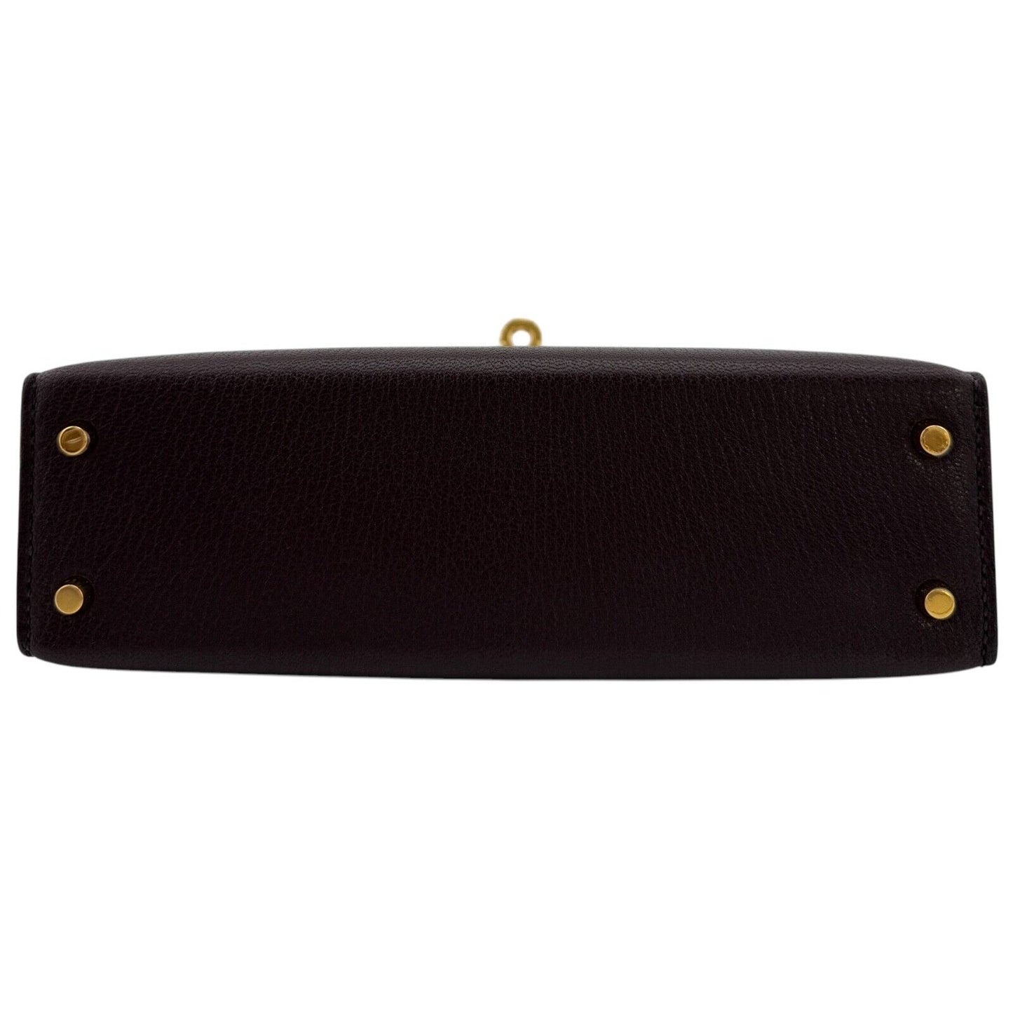 Hermes Kelly Mini 20 Chèvre Rouge Sellier Red Leather Gold Hardware RARE