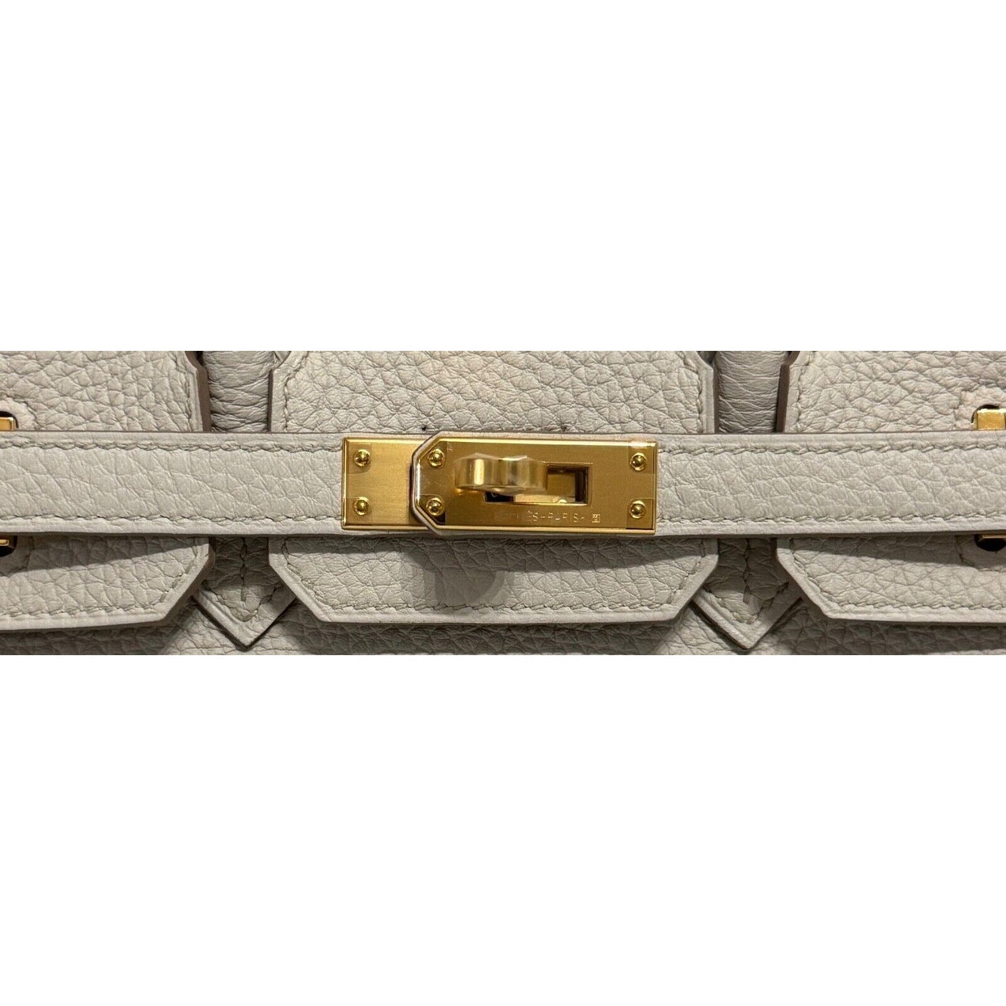 Hermes Birkin 25 Beton Beige Togo Leather Gold Hardware Handbag 2022
