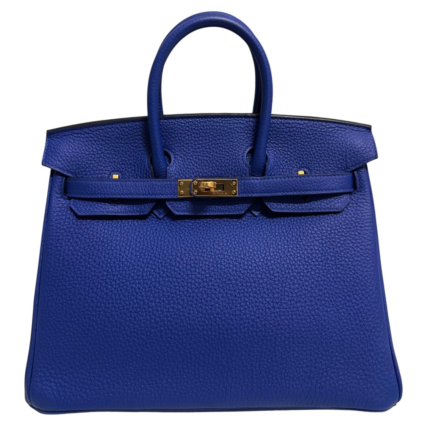 Hermes Birkin 25 Blue Electric Togo Leather Gold Hardware RARE