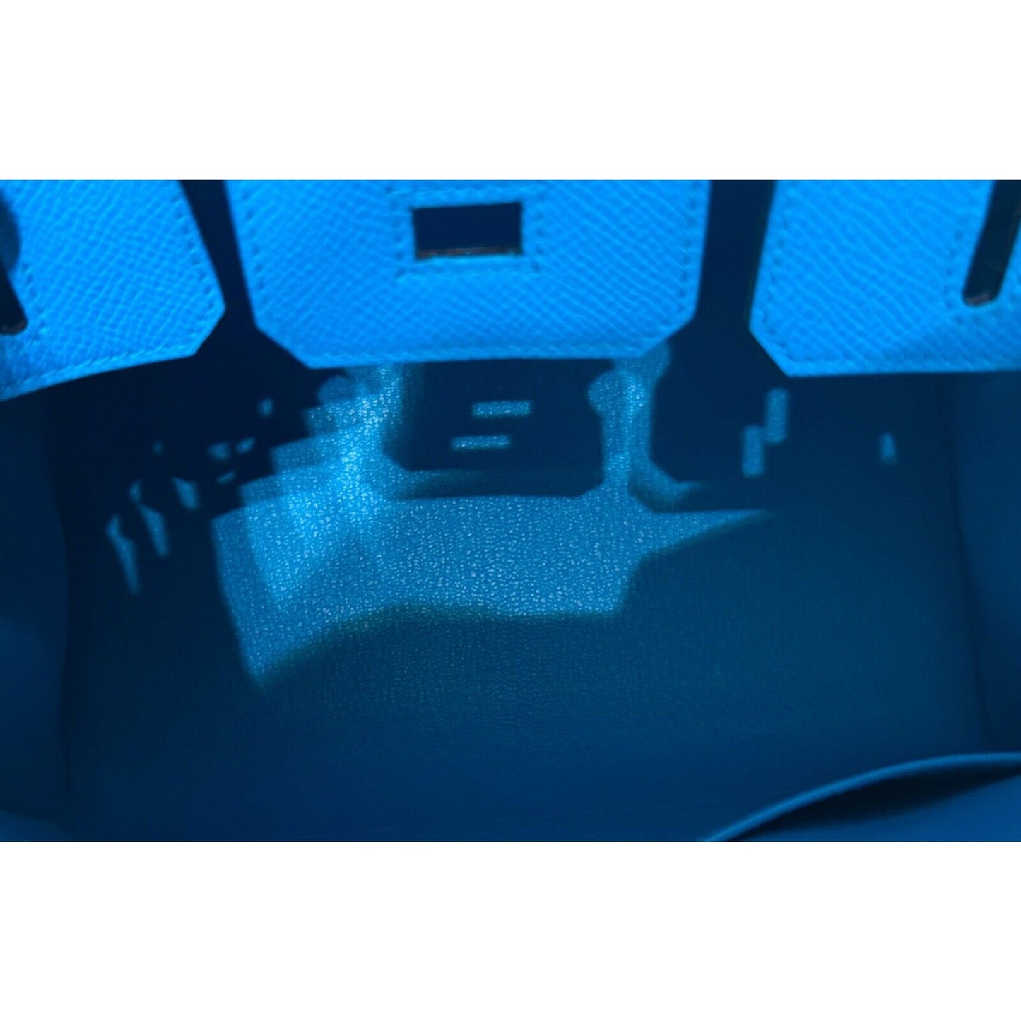 Hermes Birkin 25 Sellier Blue Frida Epsom Leather Gold Hardware