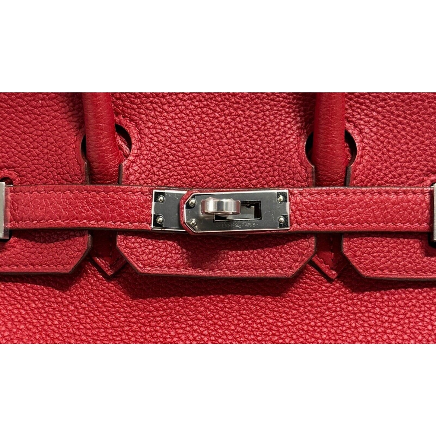 Hermes Birkin 25 Verso Rouge Casaque Red & Rouge H Togo Palladium Hardware