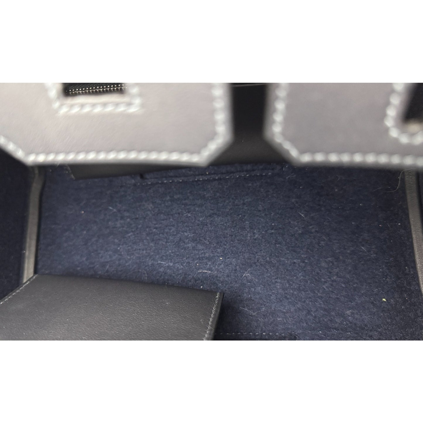 Hermes Birkin 25 Go Team Bleu Nuit Caban Blue Feutre Palladium Hardware 2025 Limited Edition