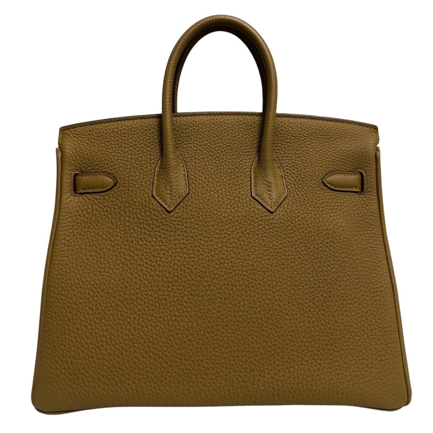 Hermes Birkin 25 Bronze Dore Togo Leather Palladium Hardware Handbag