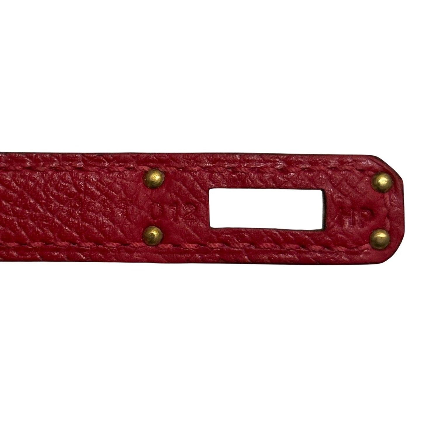 Hermes Kelly 25 Sellier Rouge Casaque Red Epsom Leather Gold Hardware