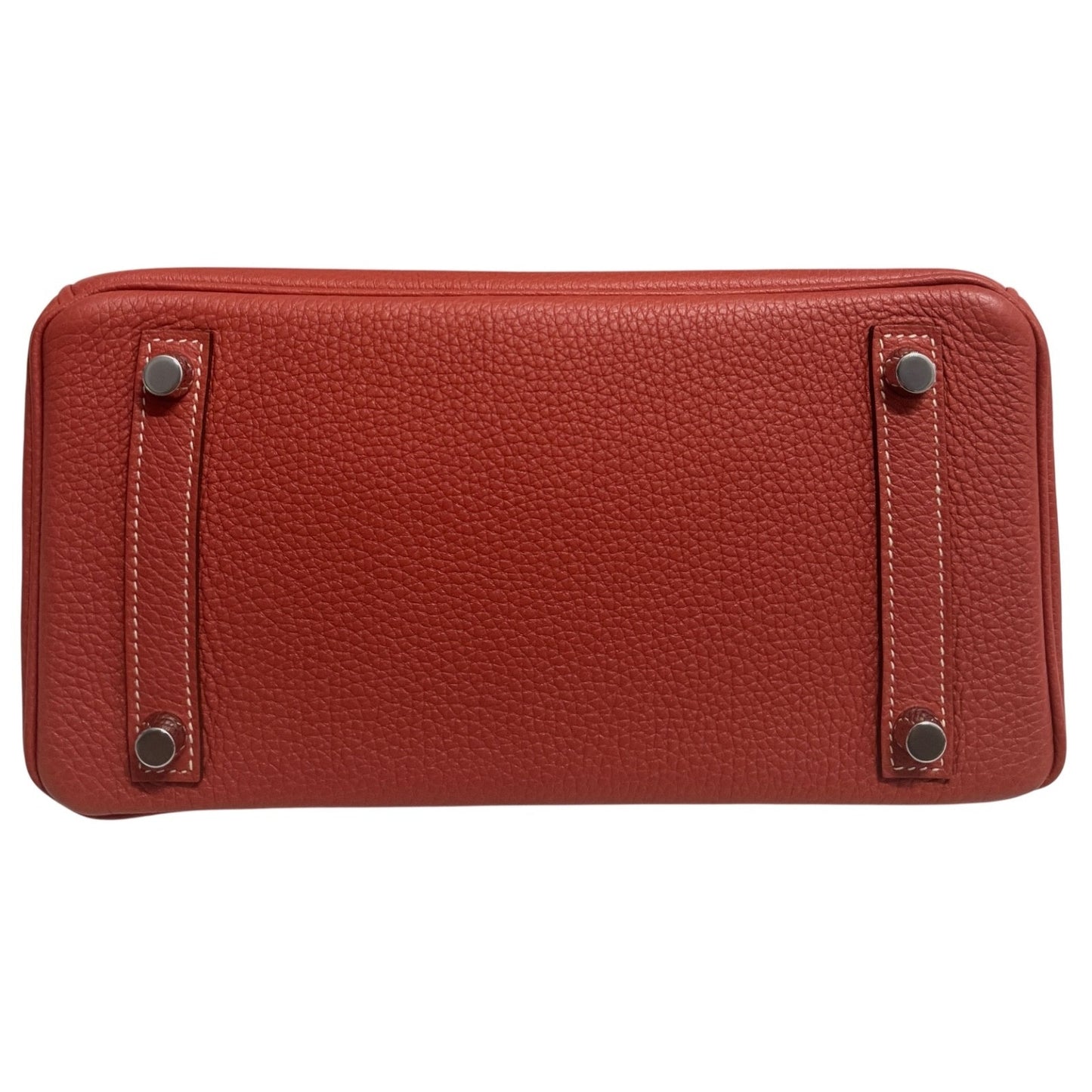 Hermes Birkin 25 Sanguine Togo Leather Palladium Hardware RARE