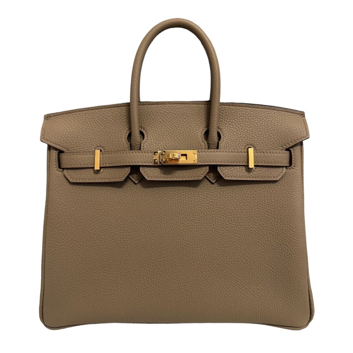 Hermes Birkin 25 Beige Marfa Tan Togo Leather Gold Hardware 2023 Handbag