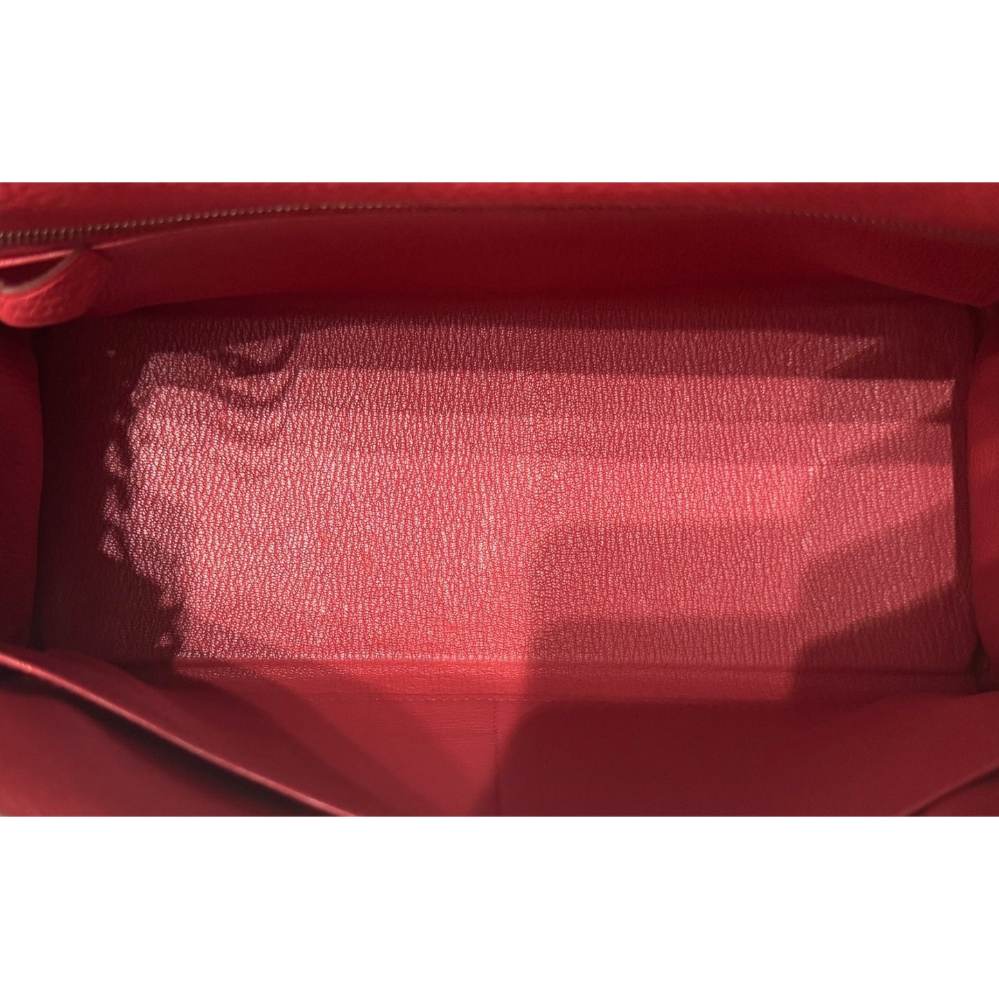 Hermes Kelly 28 Bougainvillea Pink red Togo Leather Palladium Hardware RARE