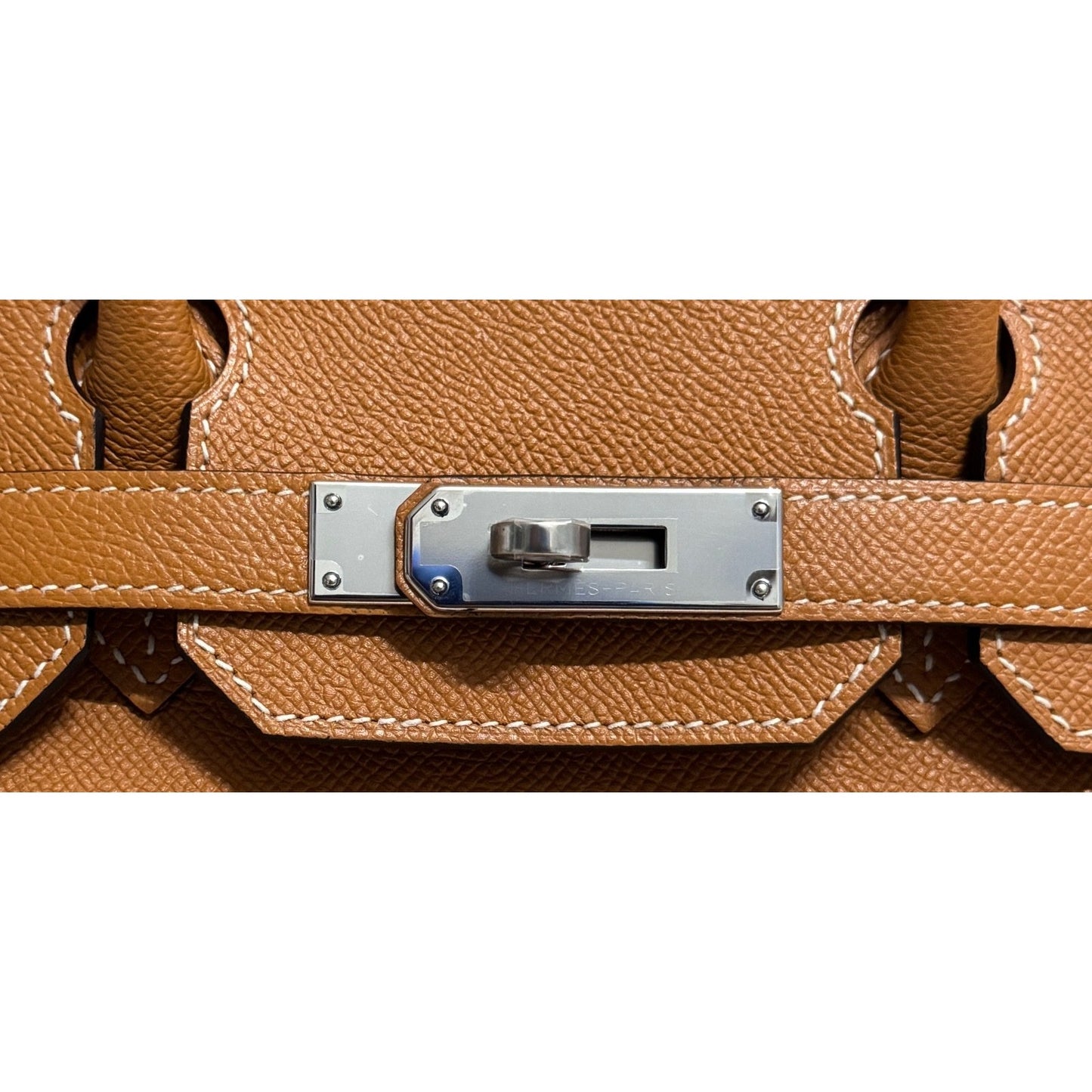 Hermes Birkin 30 Toffee Tan Camel Epsom Leather Palladium Hardware