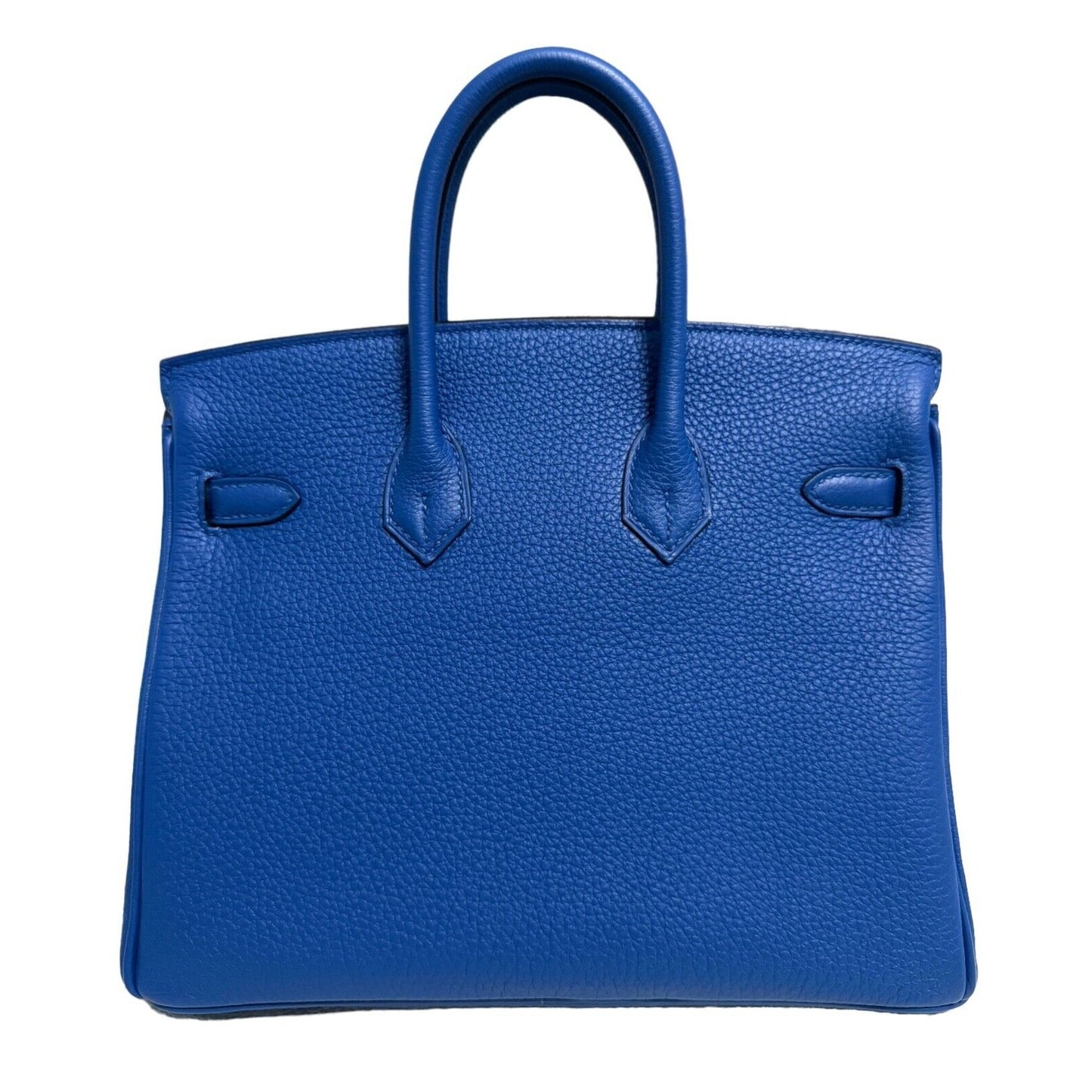 Hermes Birkin 25 Bleu Royal Royal Blue Togo Leather Palladium Hardware Handbag