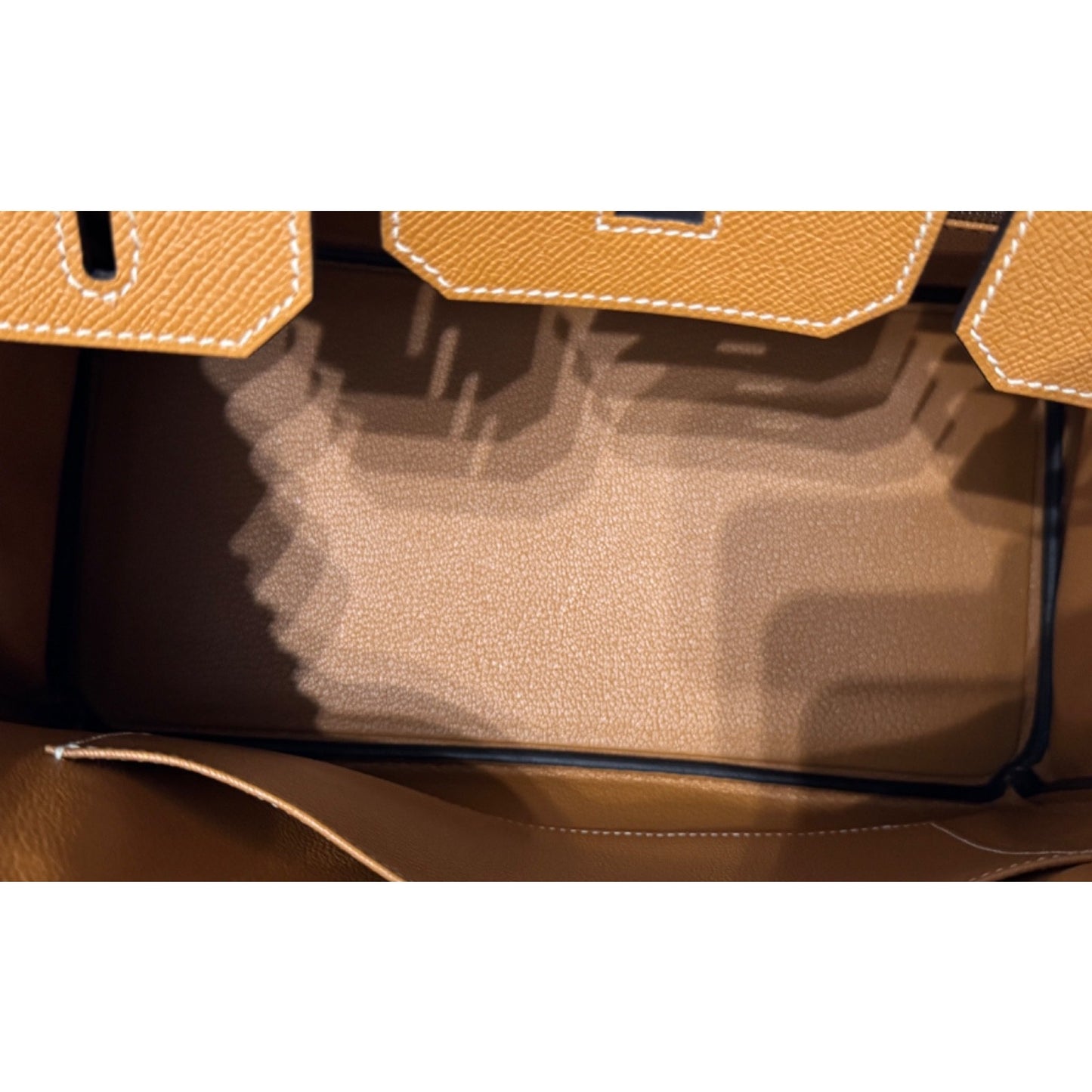 Hermes Birkin 30 Toffee Tan Camel Epsom Leather Palladium Hardware