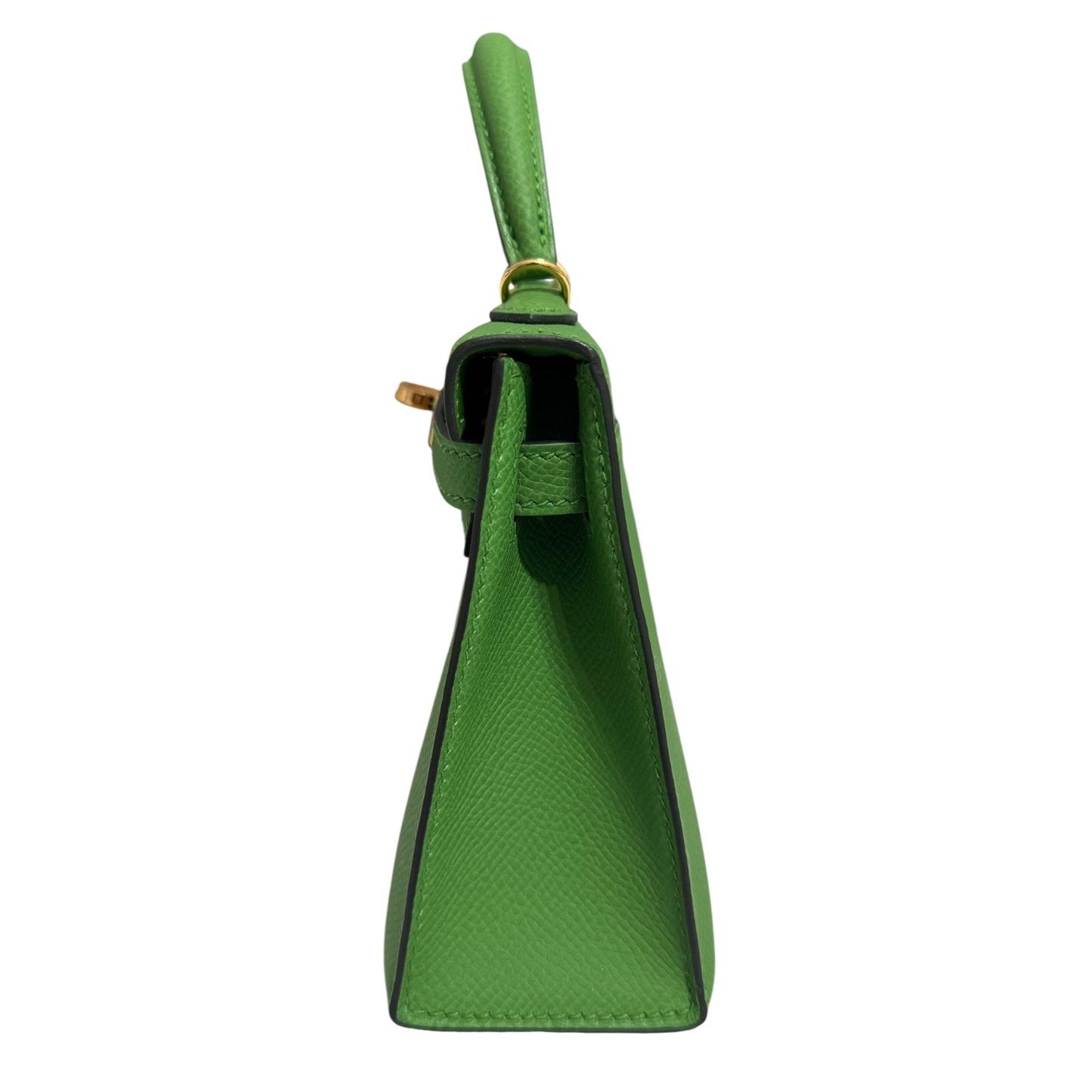 Hermes Kelly Mini 20 Vert Yucca Green Epsom Leather Gold Hardware RARE