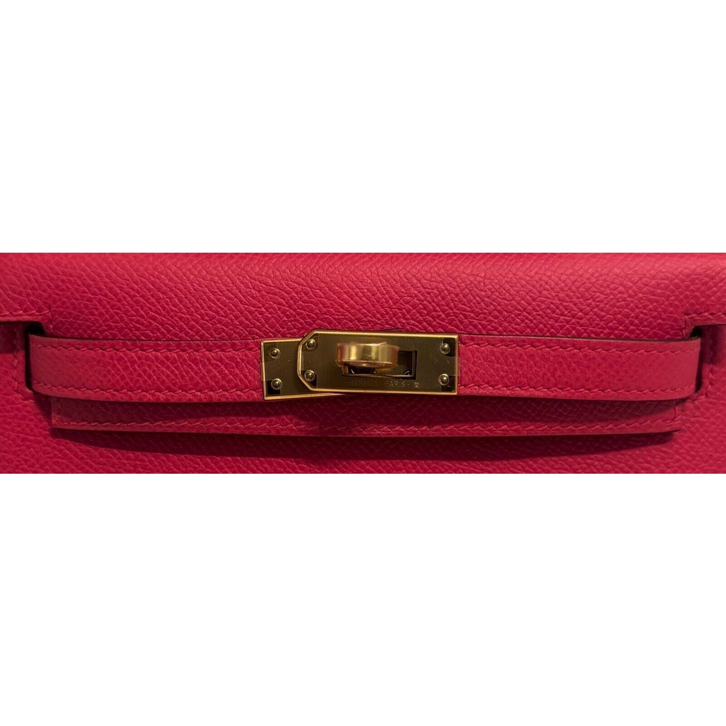 Hermes Kelly Mini 20 Rose Extreme Pink Epsom Leather Gold Hardware