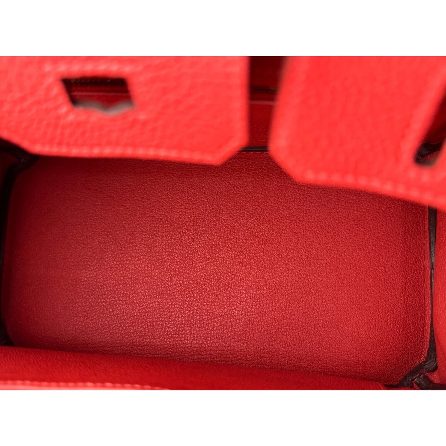 Hermes Birkin 25 Rouge Pivoine Red Togo Leather Gold Hardware