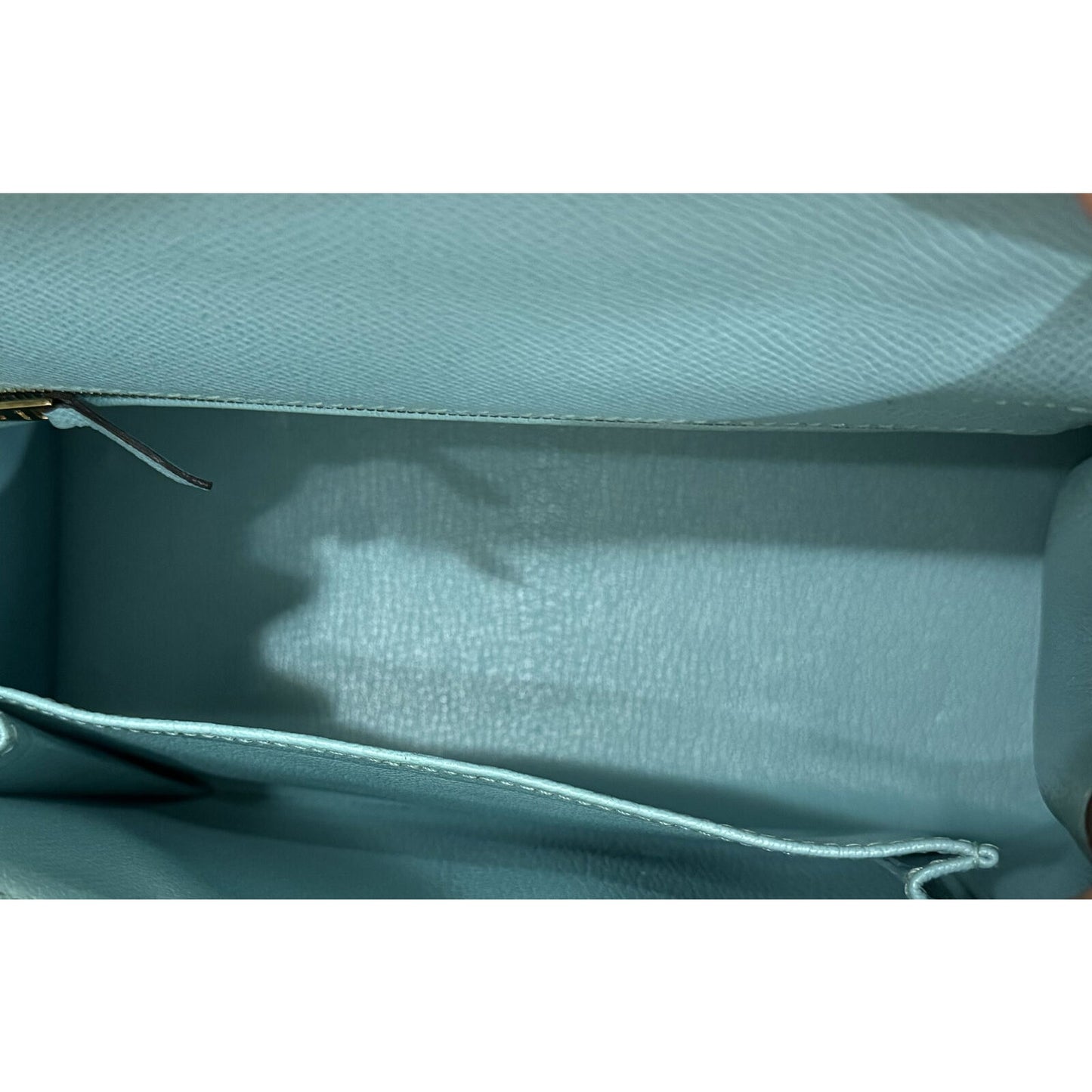 Hermes Kelly 25 Sellier Blue Atoll Tiffany Blue Epsom Leather Gold Hardware