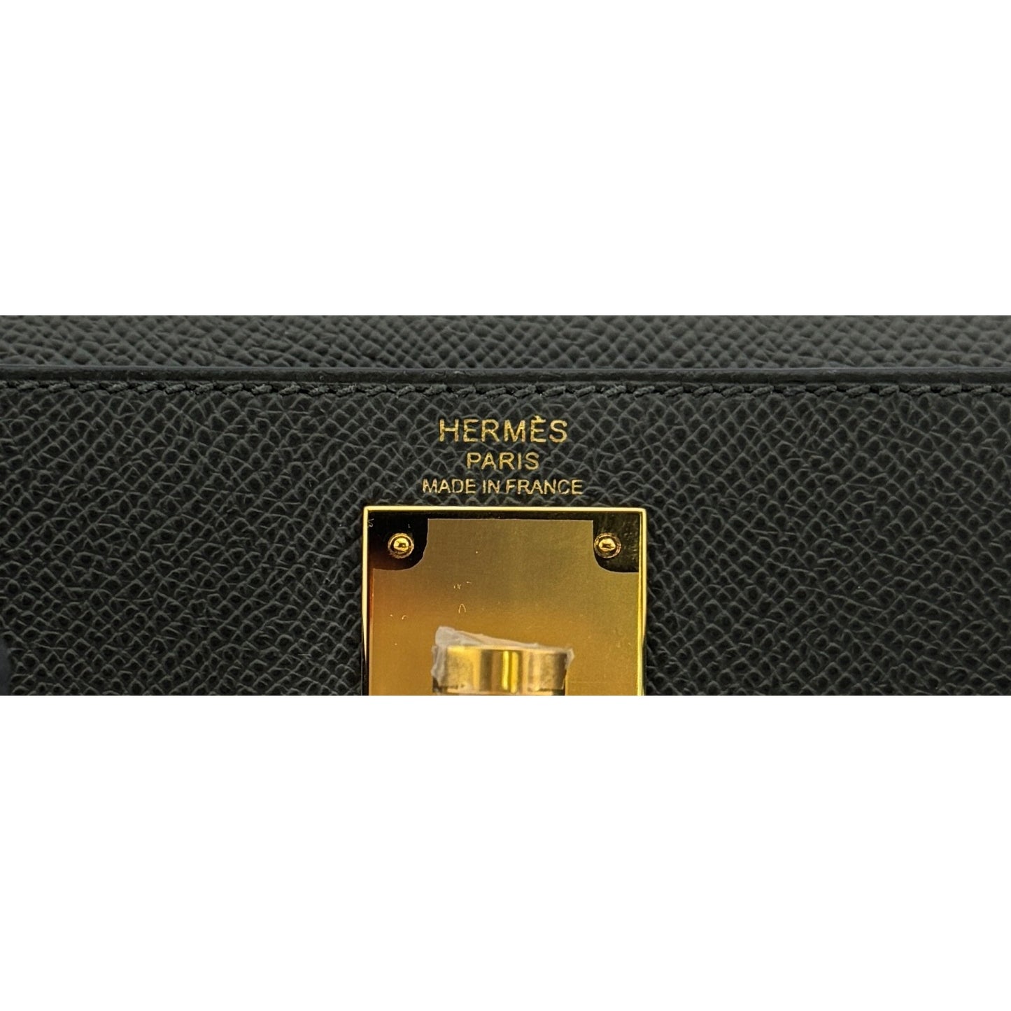 Hermes Kelly 28 Sellier Vert de Gris Green Gray Epsom Leather Gold Hardware