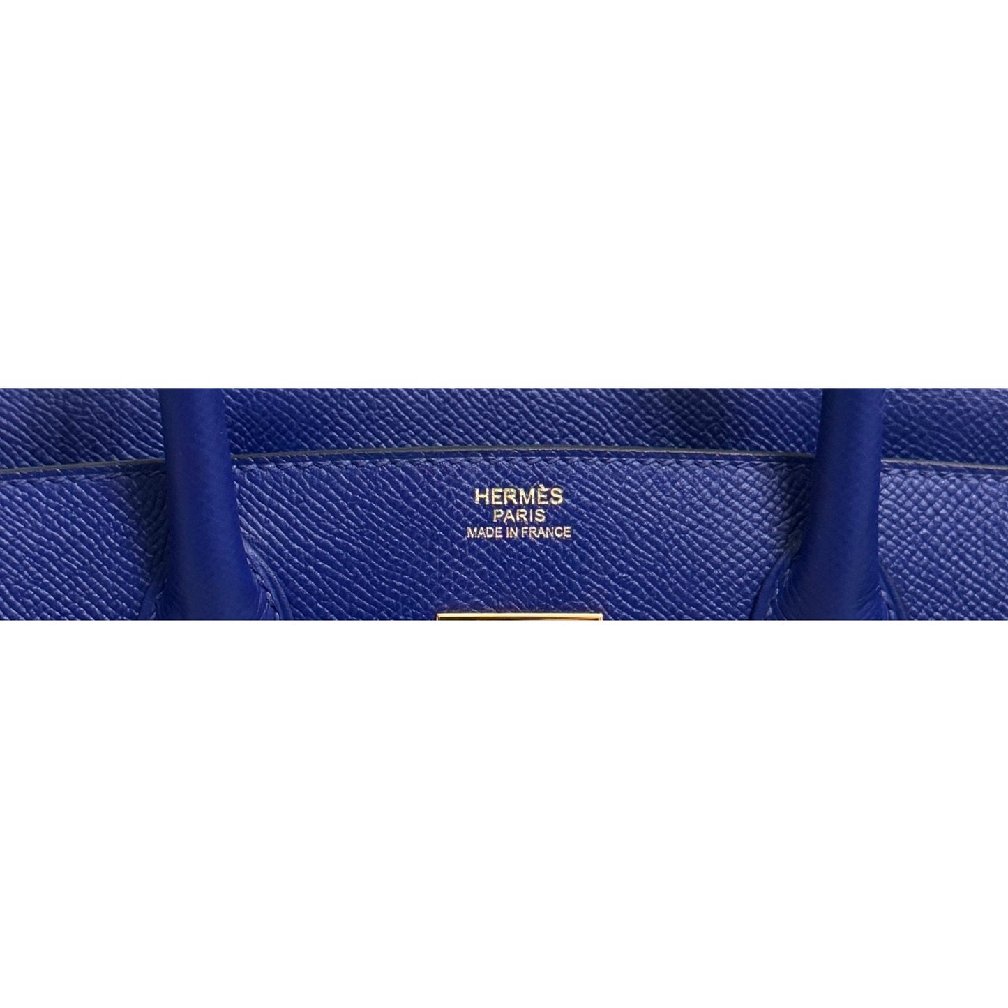 Hermes Birkin 30 Blue Electric Bleu Epsom Leather Gold Hardware