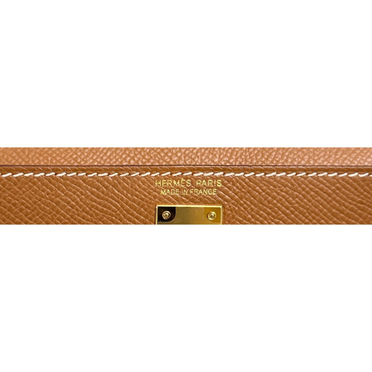 Hermes Kelly Mini 20 Gold Tan Epsom Leather Gold Hardware