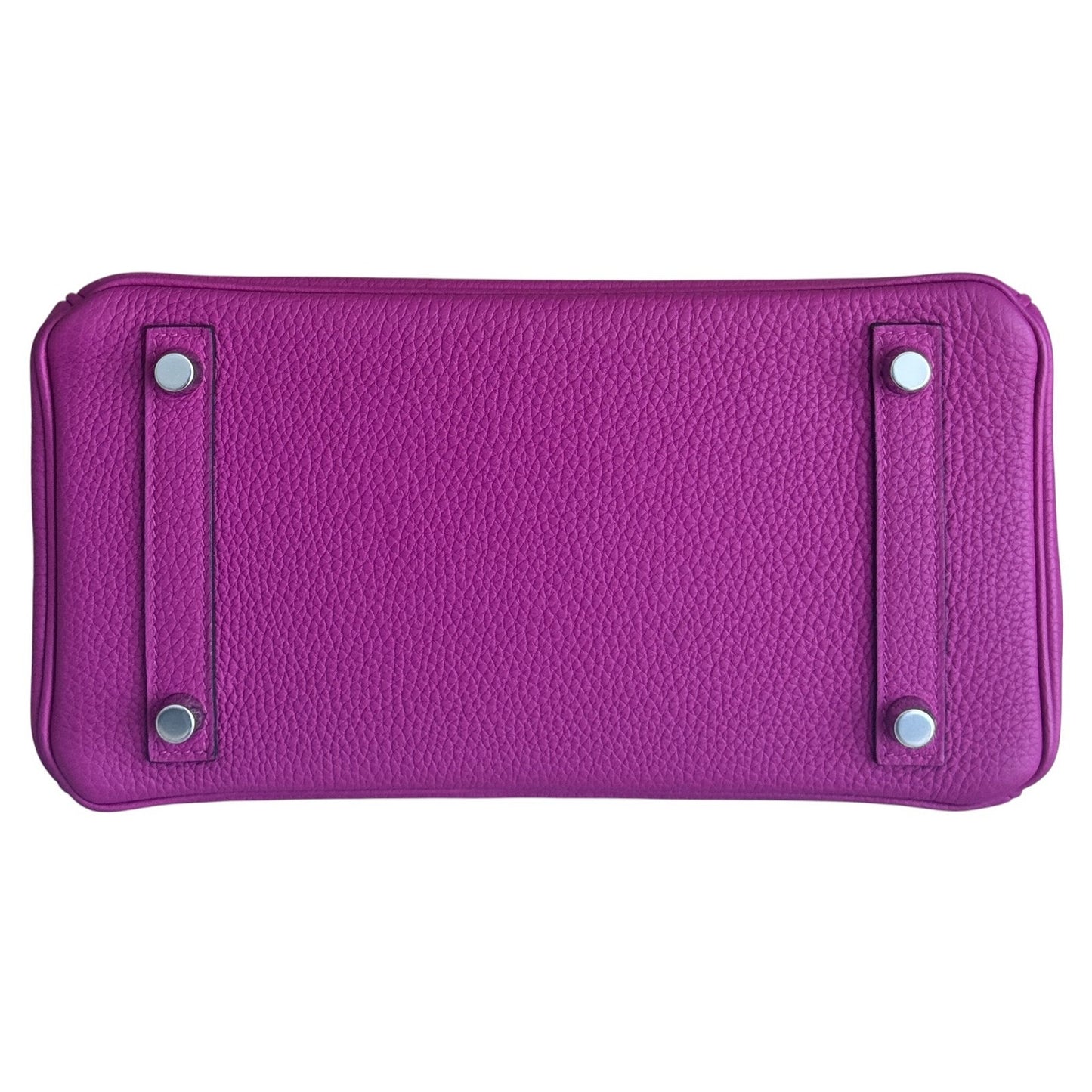 Hermes Birkin 25 Rose Pourpre Pink Purple Togo Leather Palladium Hardware