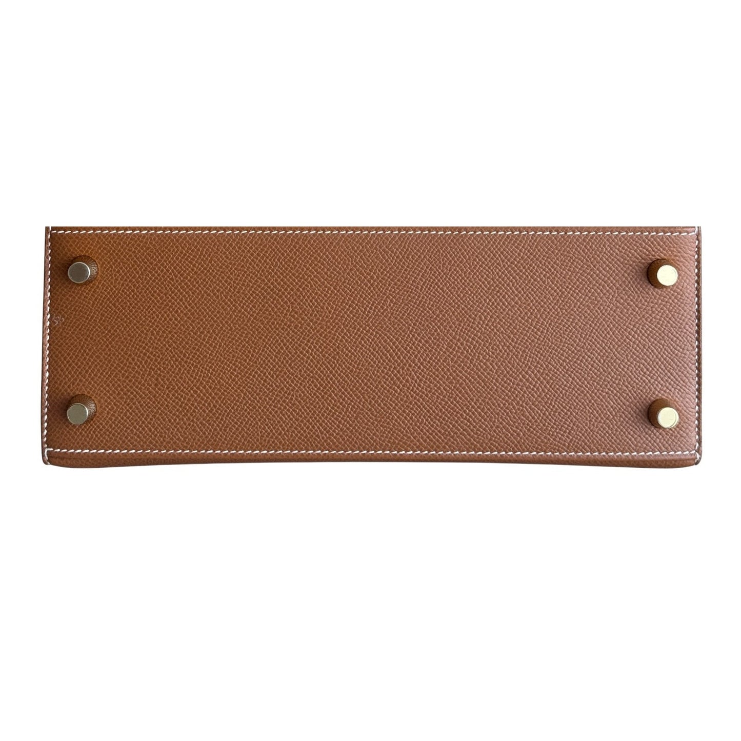 Hermes Kelly 25 Sellier Gold Tan Epsom Leather Gold Hardware