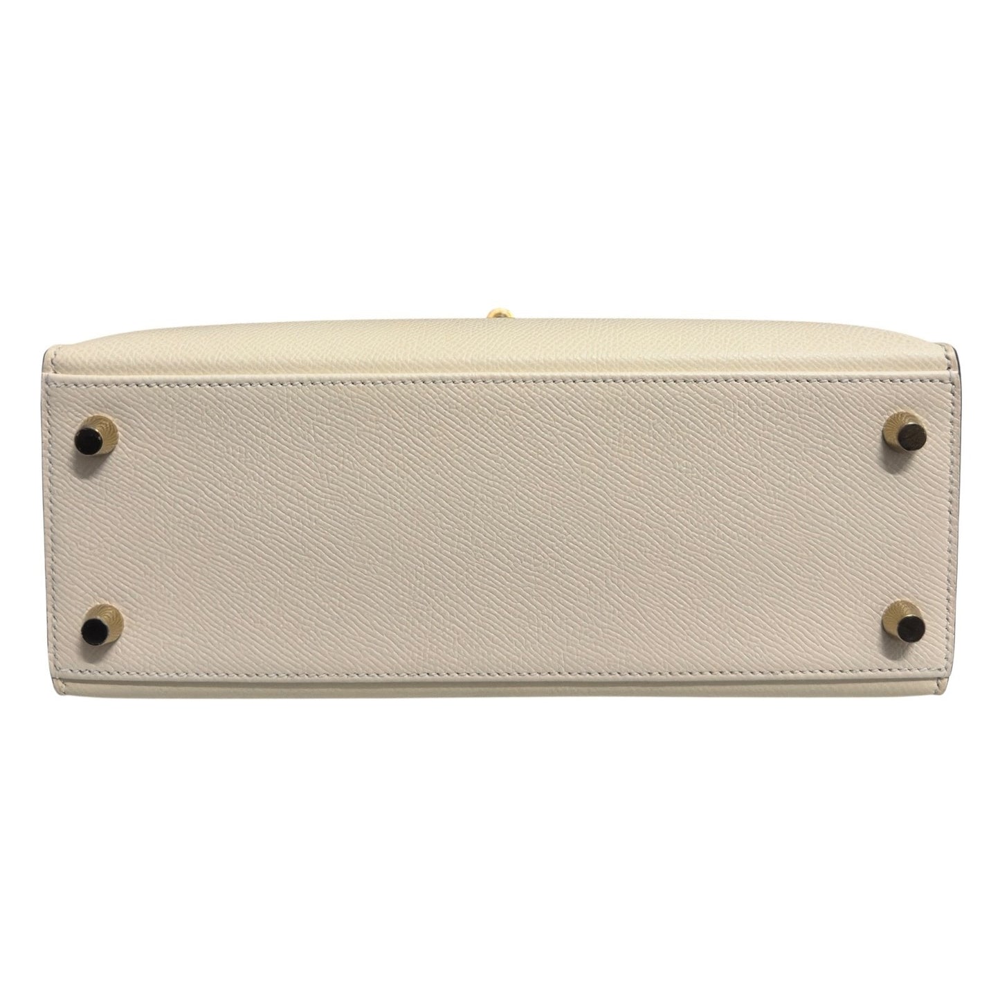 Hermes Kelly 25 Sellier Nata Cream Epsom Leather Gold Hardware