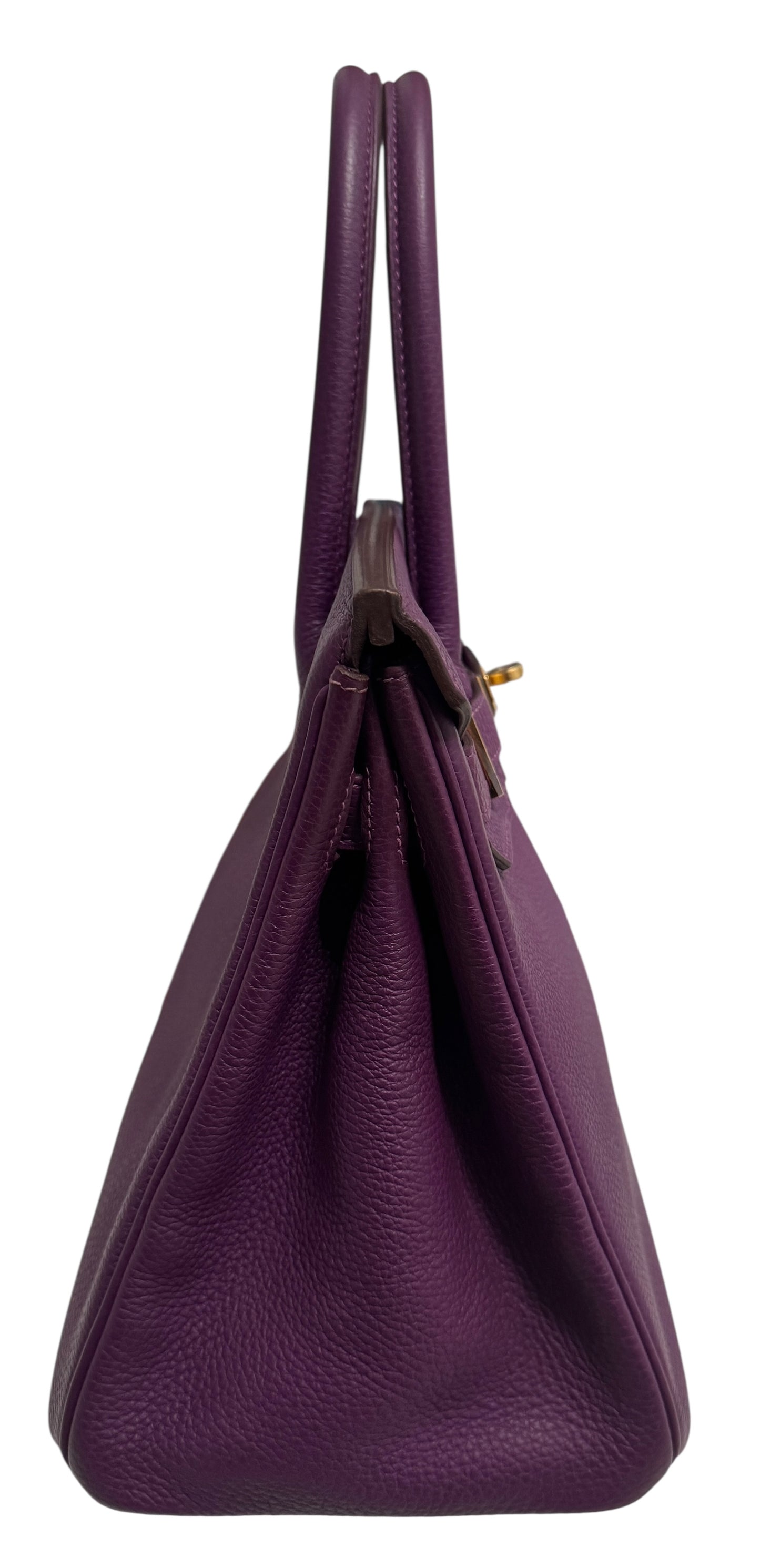 Hermes Birkin 30 Anemone Purple Togo Leather Gold Hardware