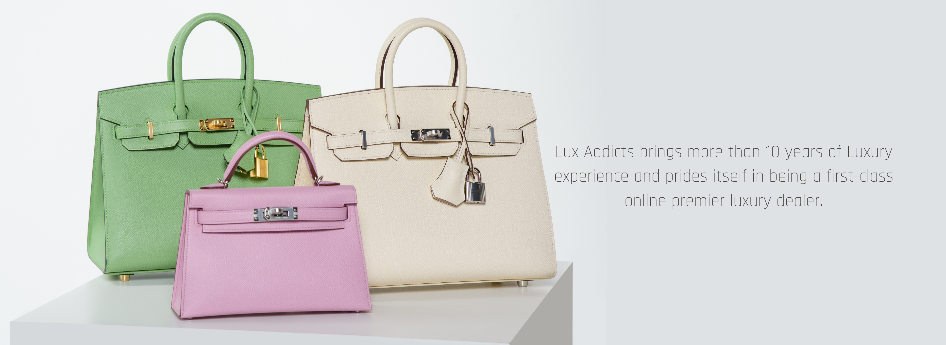 Lux Addicts brings more than 10 years of Luxury experience and prides itself in being a first-class online premier luxury dealer.