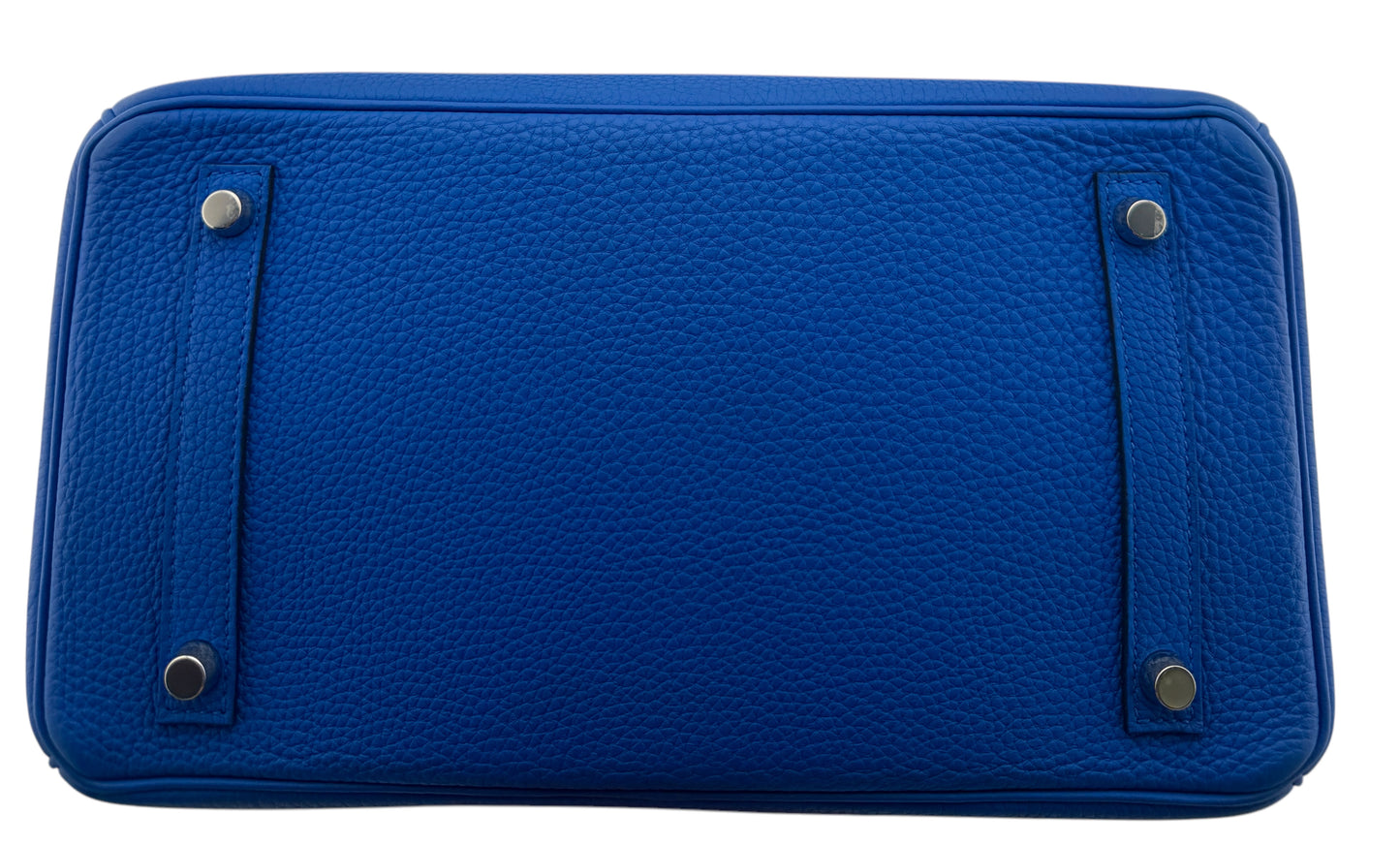 Hermes Birkin 30 Blue Zellige Togo Leather Palladium Hardware