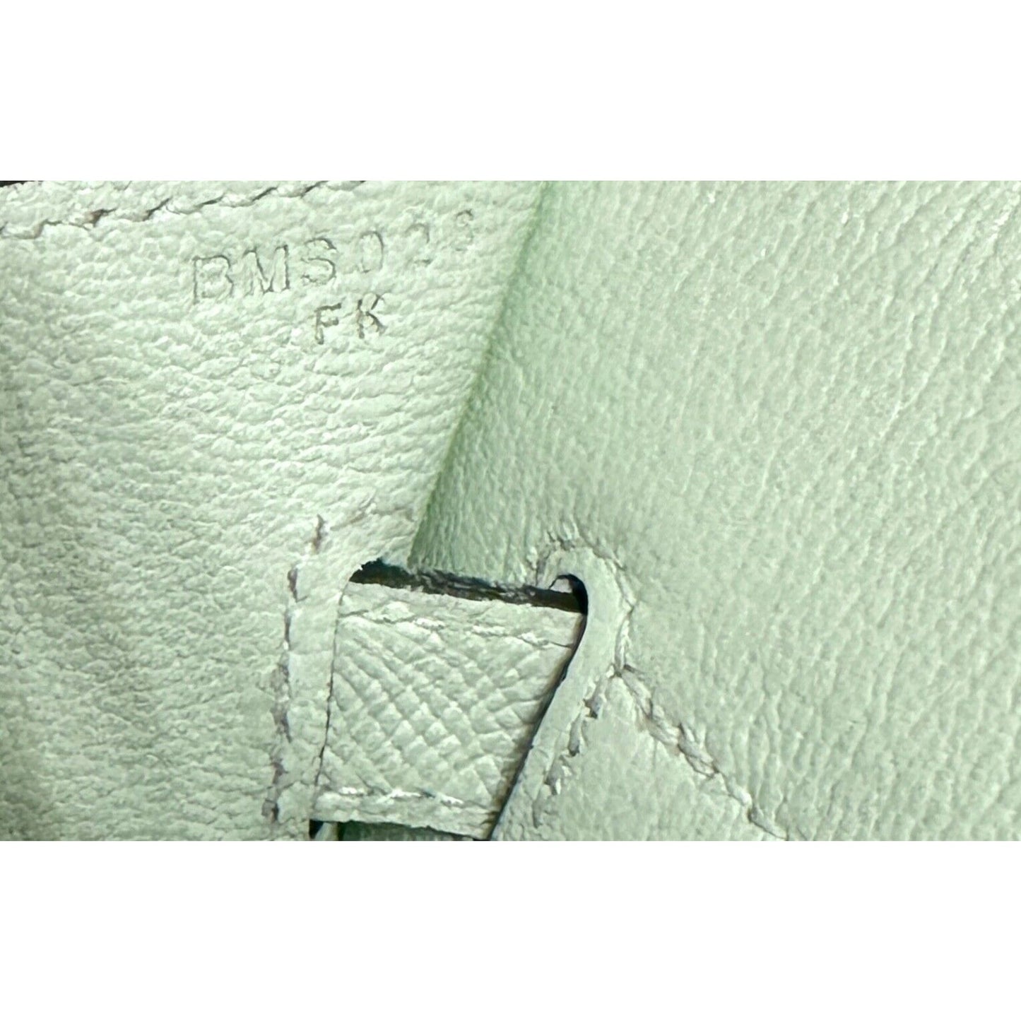 Hermes Birkin 30 Sellier Vert Fizz Green Epsom Leather Palladium Hardware NEW