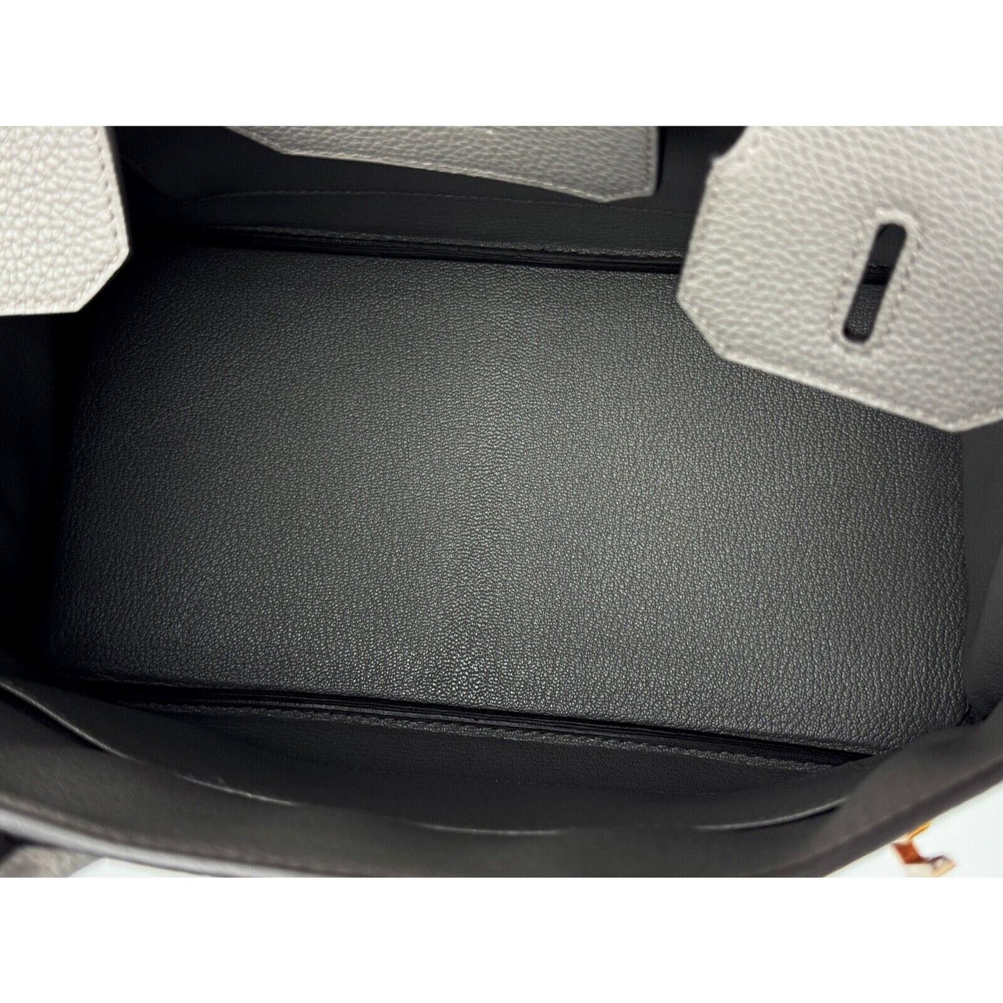 Hermes Birkin 30 Etain Grey Gray Gris Togo Leather Rose Gold Hardware Handbag