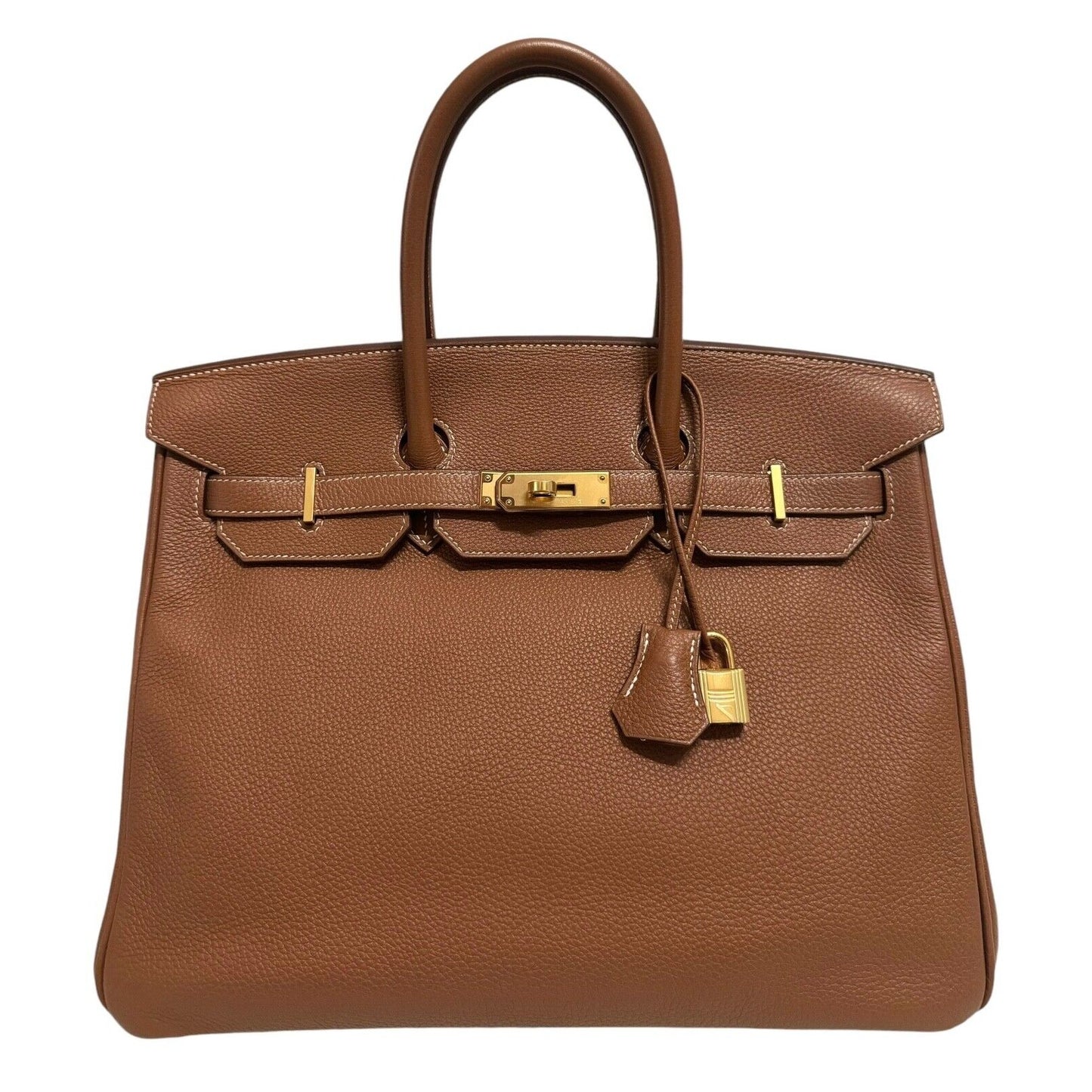 Hermes Birkin 35 Gold Tan Camel Togo Leather Gold Hardware