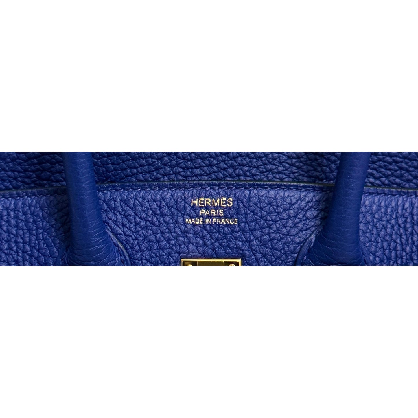 Hermes Birkin 25 Blue Electric Togo Leather Gold Hardware RARE