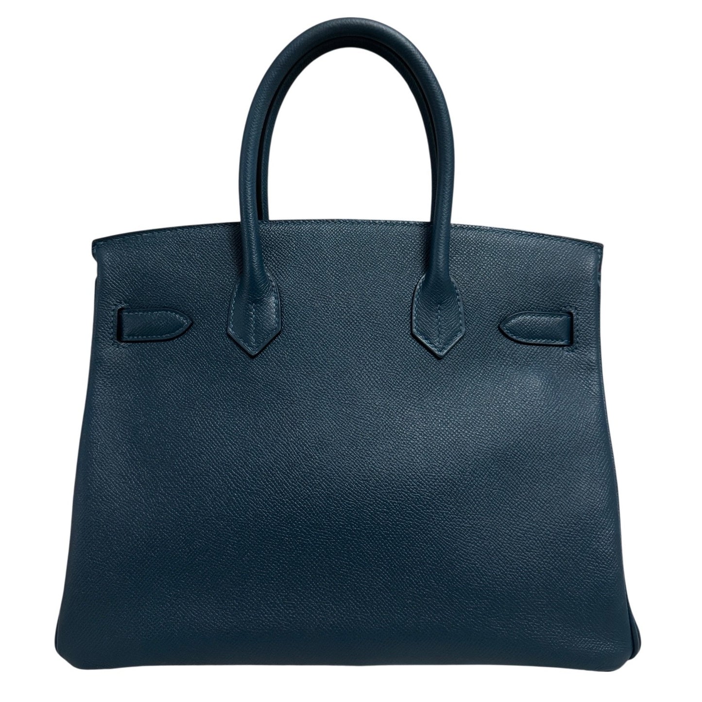 Hermes Birkin 30 Blue Colvert Epsom Leather Gold Hardware