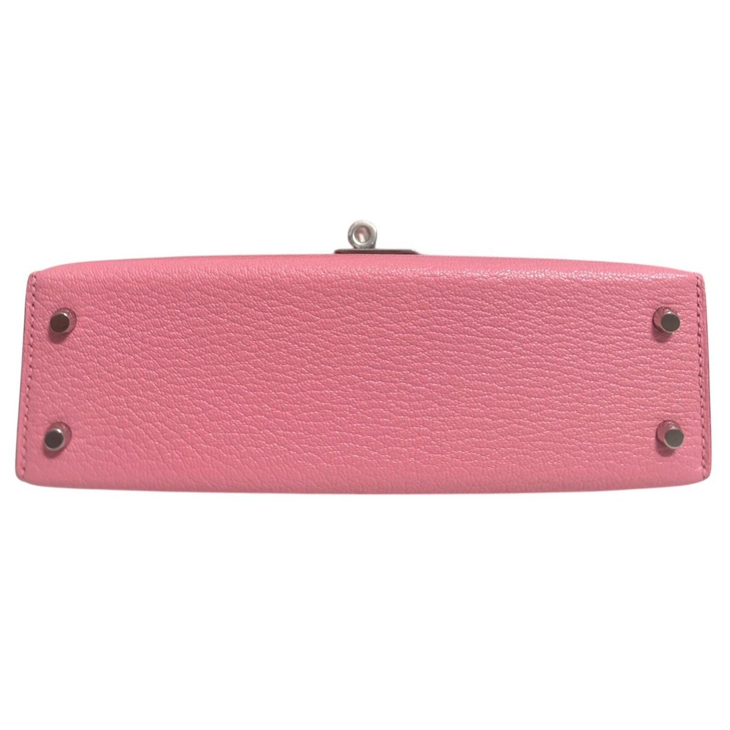 Hermes Kelly Mini 20 Rose Confetti Pink Chèvre Leather Palladium Hardware