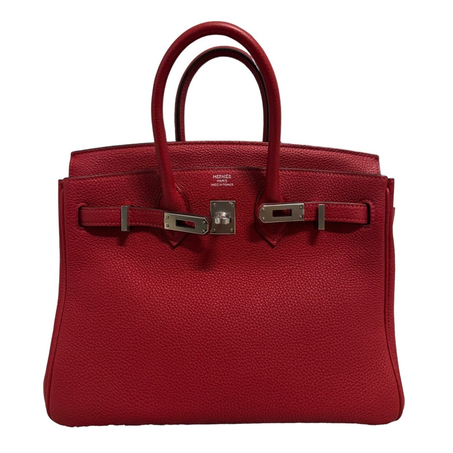 Hermes Birkin 25 Verso Rouge Casaque Red & Rouge H Togo Palladium Hardware