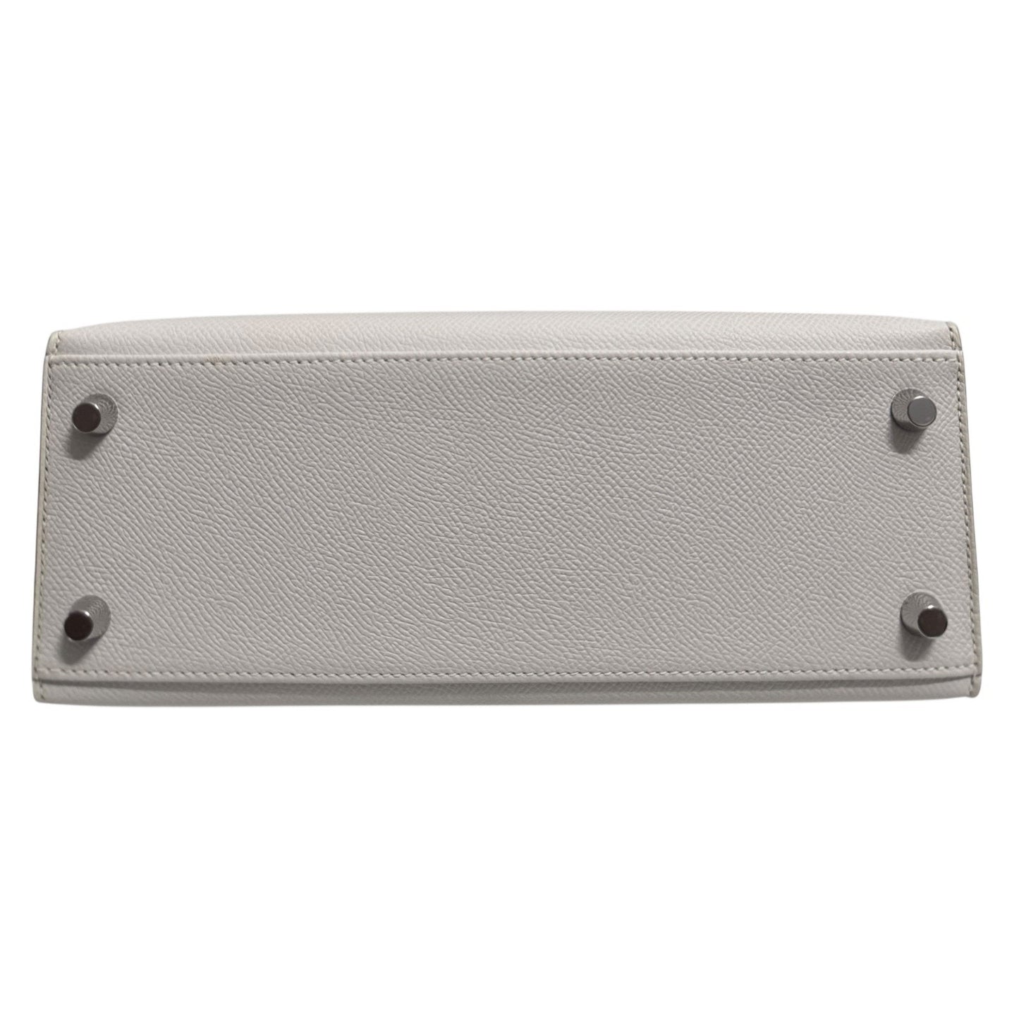 Hermes Kelly 25 Sellier Gris Pale Vert Fizz Graphite Epsom Palladium Hardware
