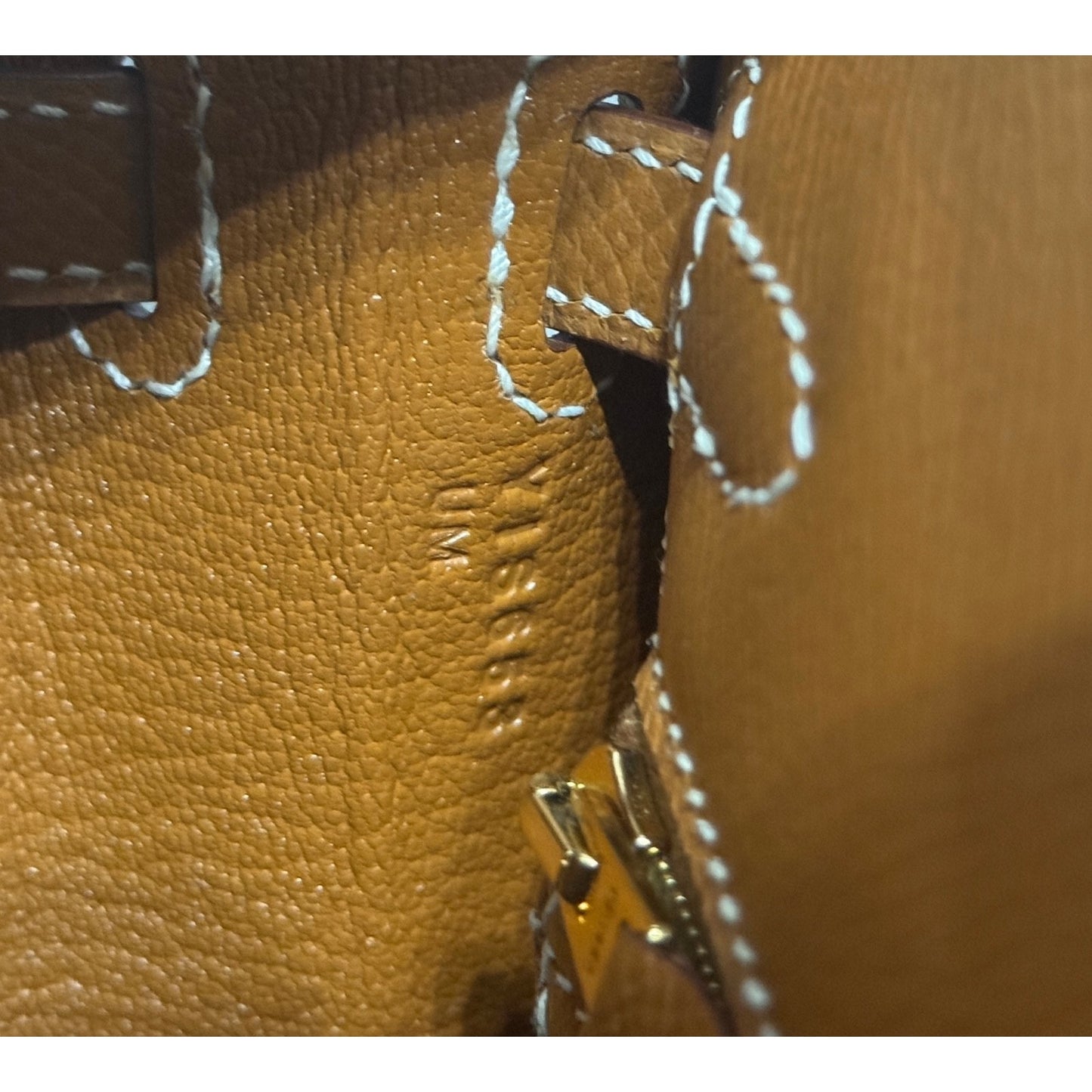 Hermes Kelly 25 Sellier Gold Tan Epsom Leather Gold Hardware