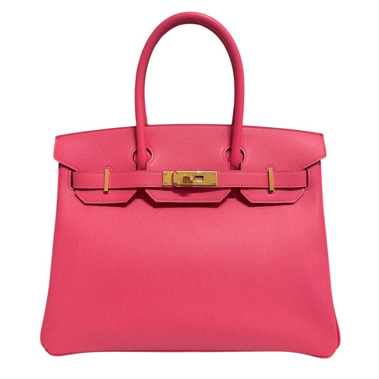 Hermes Birkin 30 Special Order Rose Azalee Pink Epsom Leather Gold Hardware