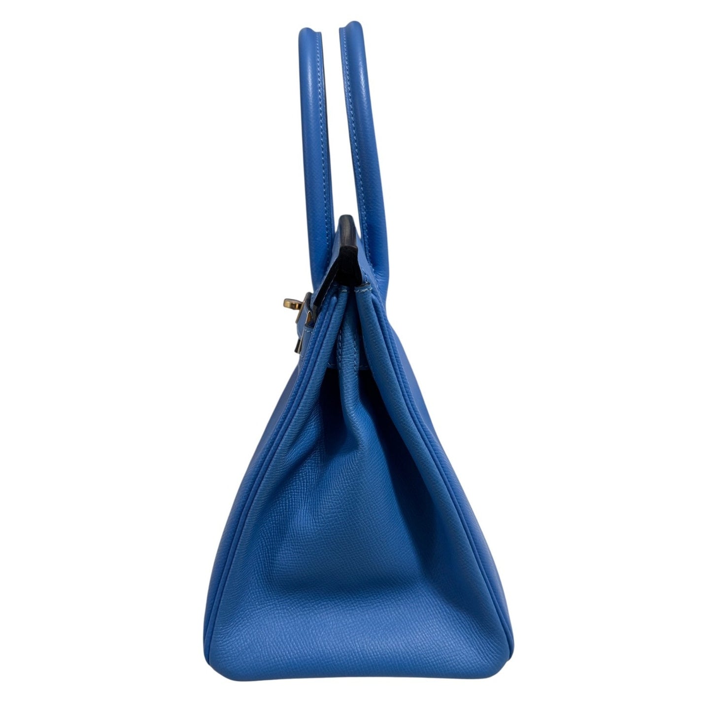 Hermes Birkin 30 Blue Paradise Bleu Epsom Leather Gold Hardware