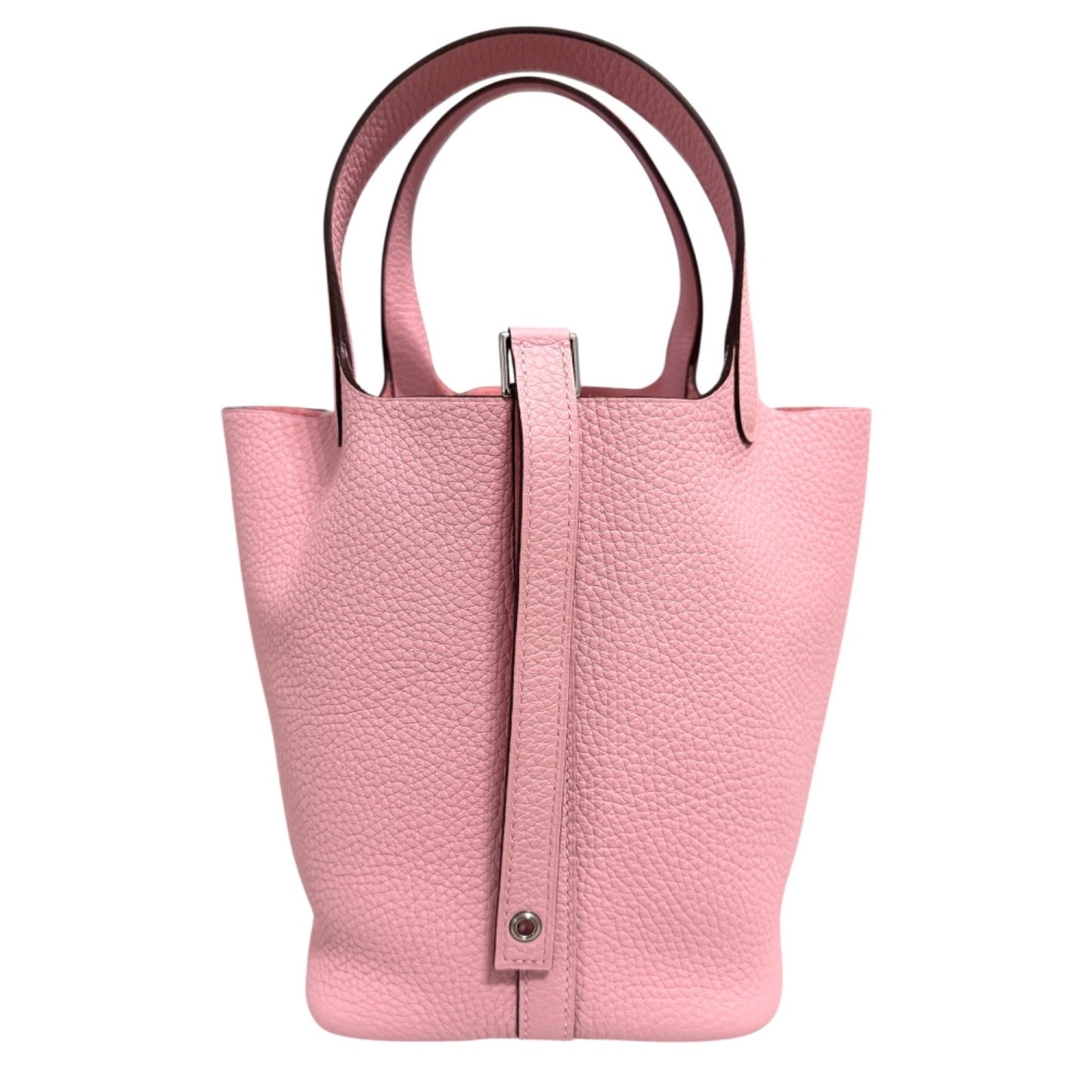 New 2025 Hermes Picotin 18 Rose Sakura Pink Leather Palladium Hardware