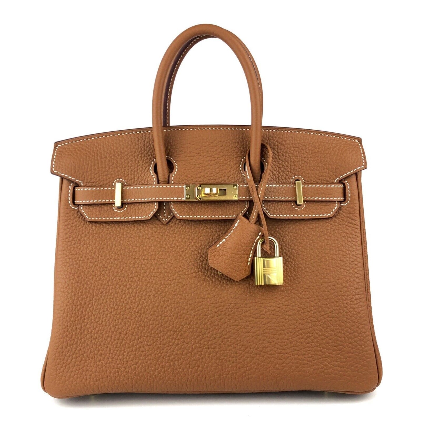 Hermes Birkin 25 Gold Tan Camel Togo Leather Gold Hardware