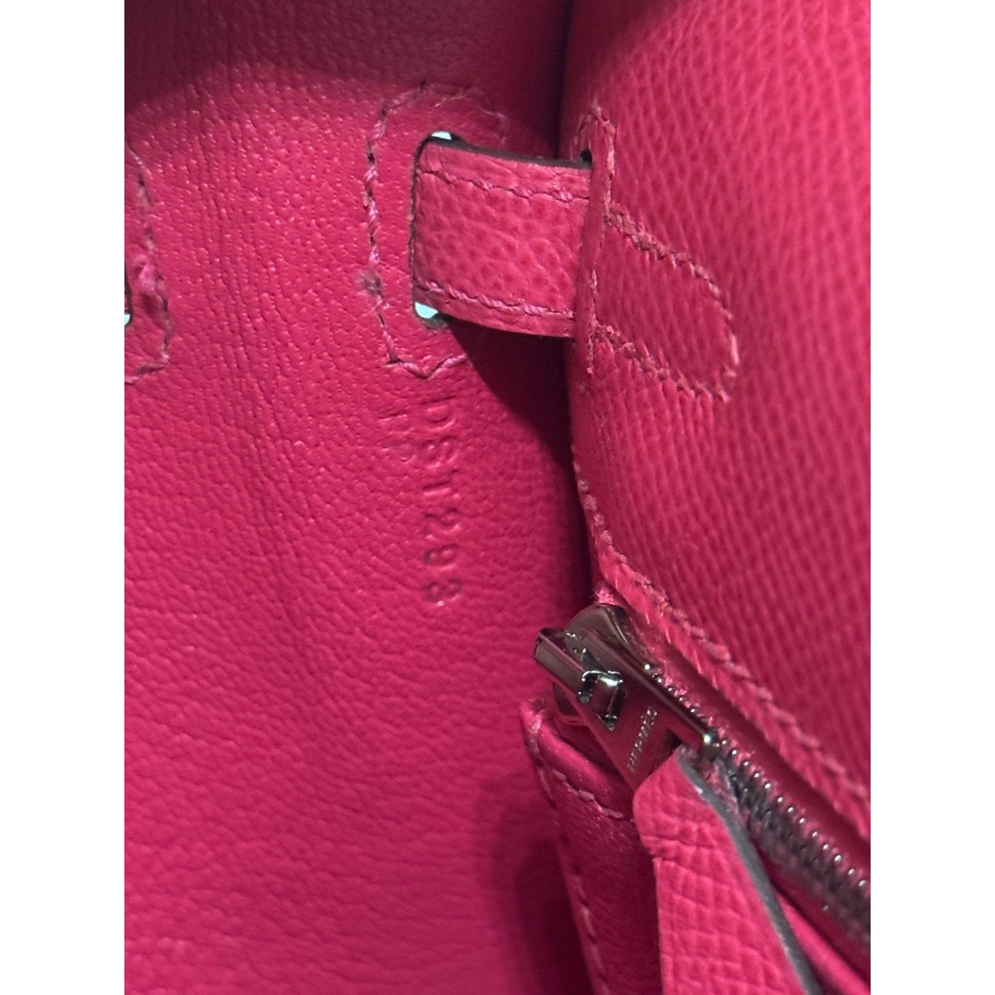 Hermes Kelly 25 Sellier Rose Extreme Pink Epsom Leather Palladium RARE