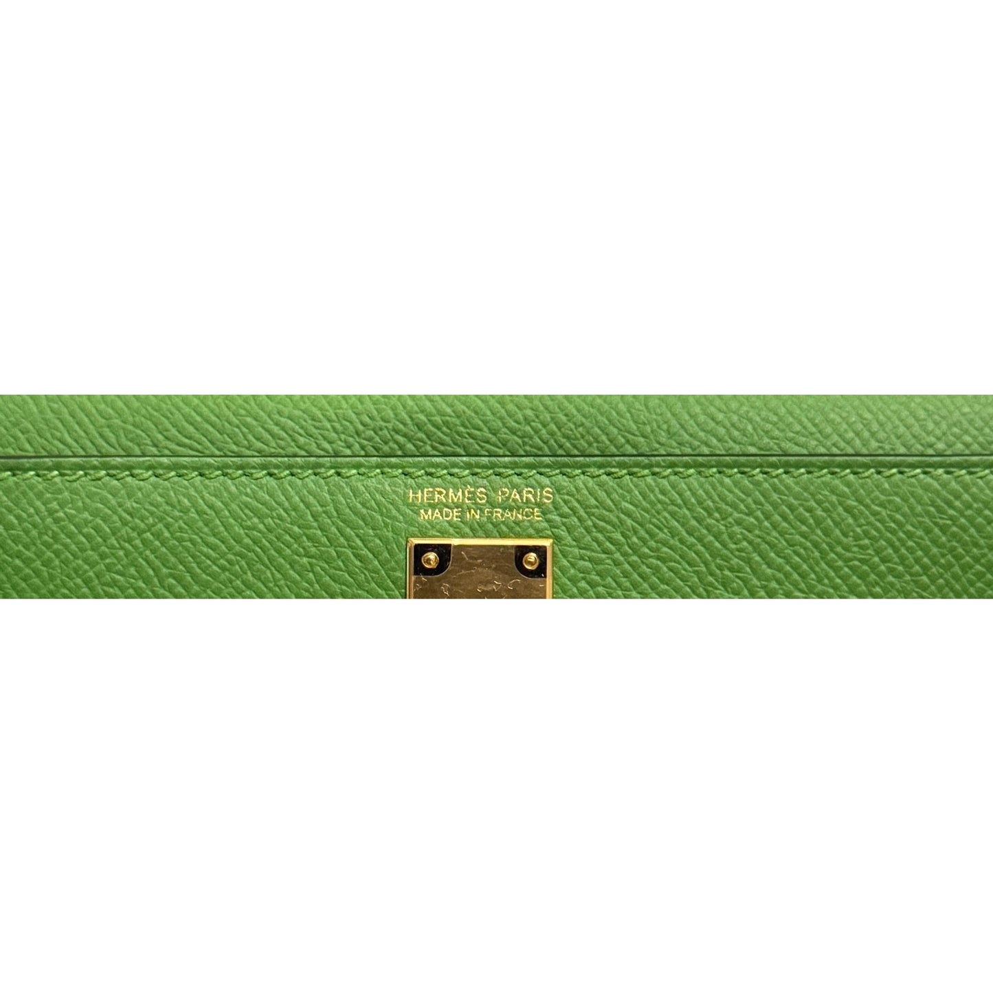 Hermes Kelly Mini 20 Vert Yucca Green Epsom Leather Gold Hardware RARE