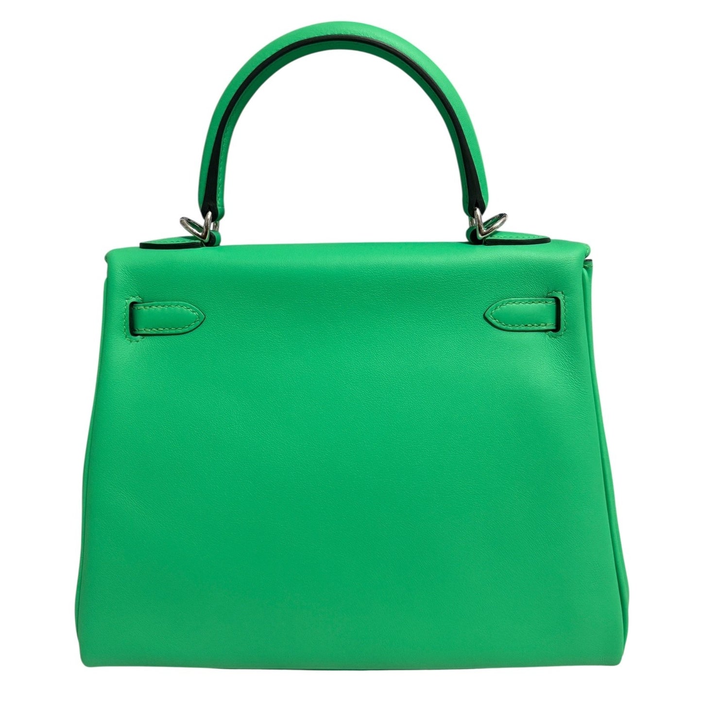 Hermes Kelly 25 Vert Comics Green Swift Leather Palladium Hardware
