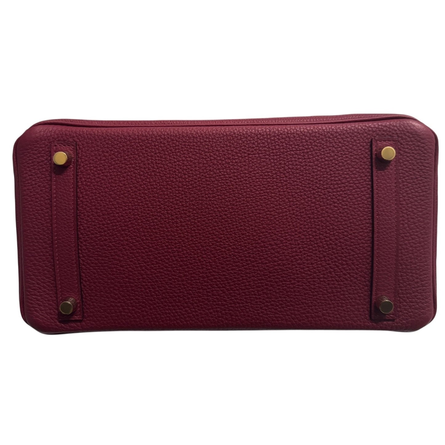Hermes Birkin 30 Rouge Grenat Red Togo Leather Gold Hardware
