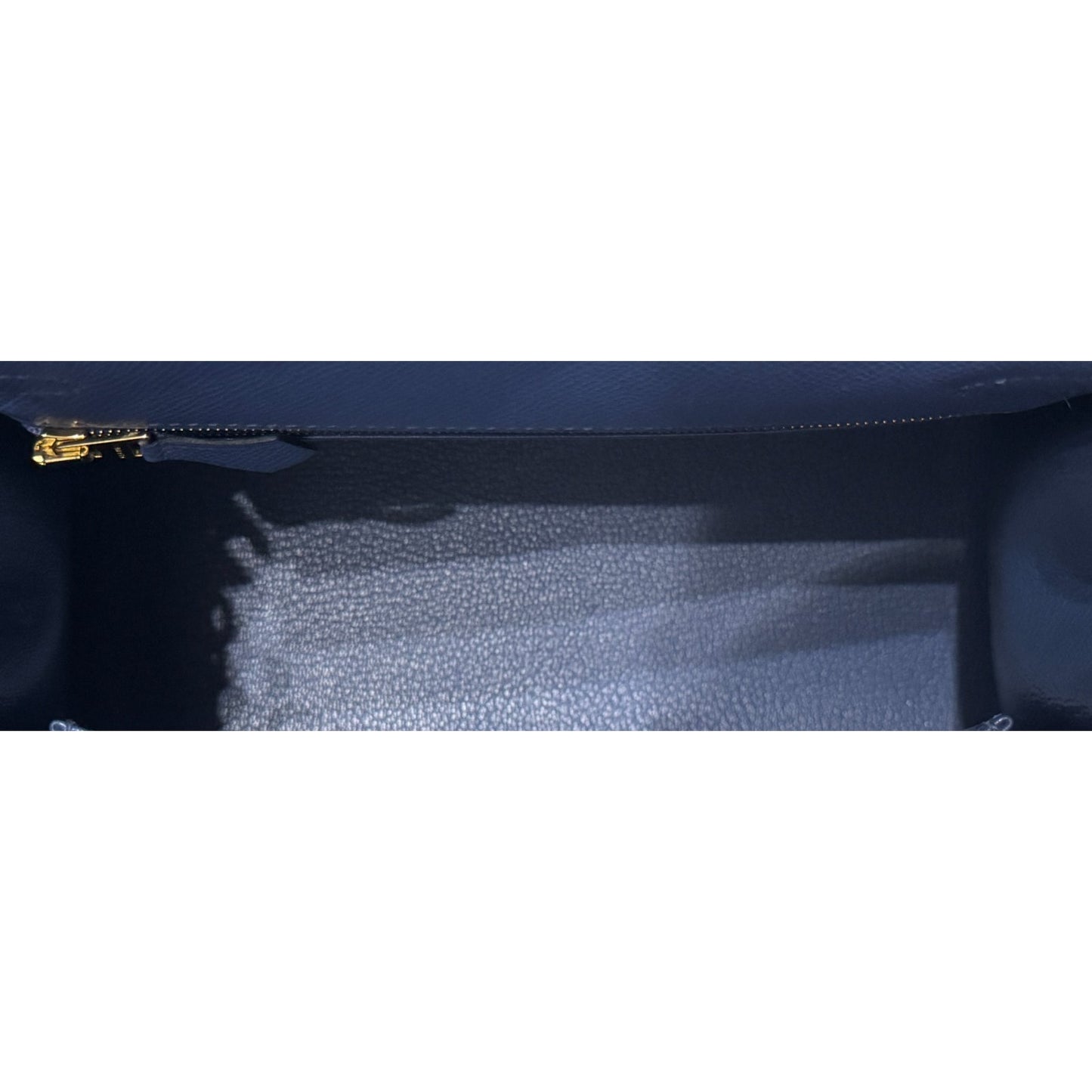 Hermes Kelly 25 Sellier Blue Brighton Epsom Gold Hardware RARE