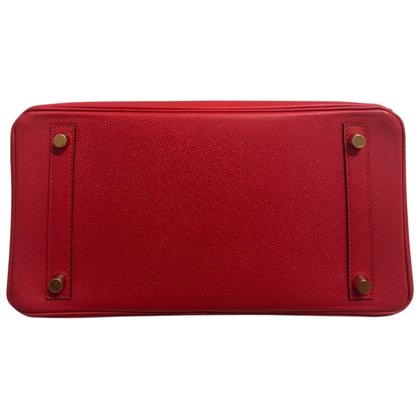 Hermes Birkin 30 Rouge Tomato Tomato Red Epsom Leather Gold Hardware