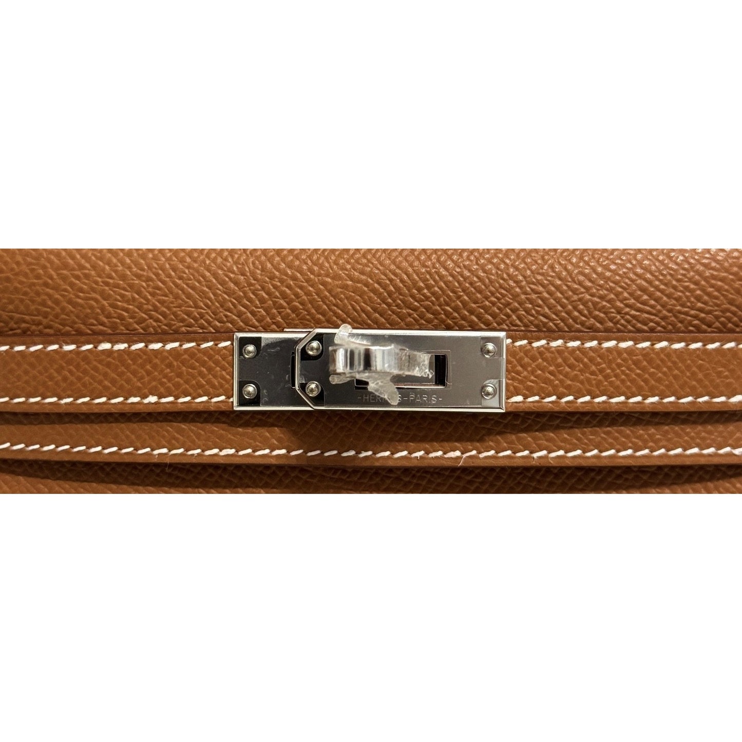 Hermes Kelly Mini 20 Gold Tan Epsom Leather Palladium Hardware NEW