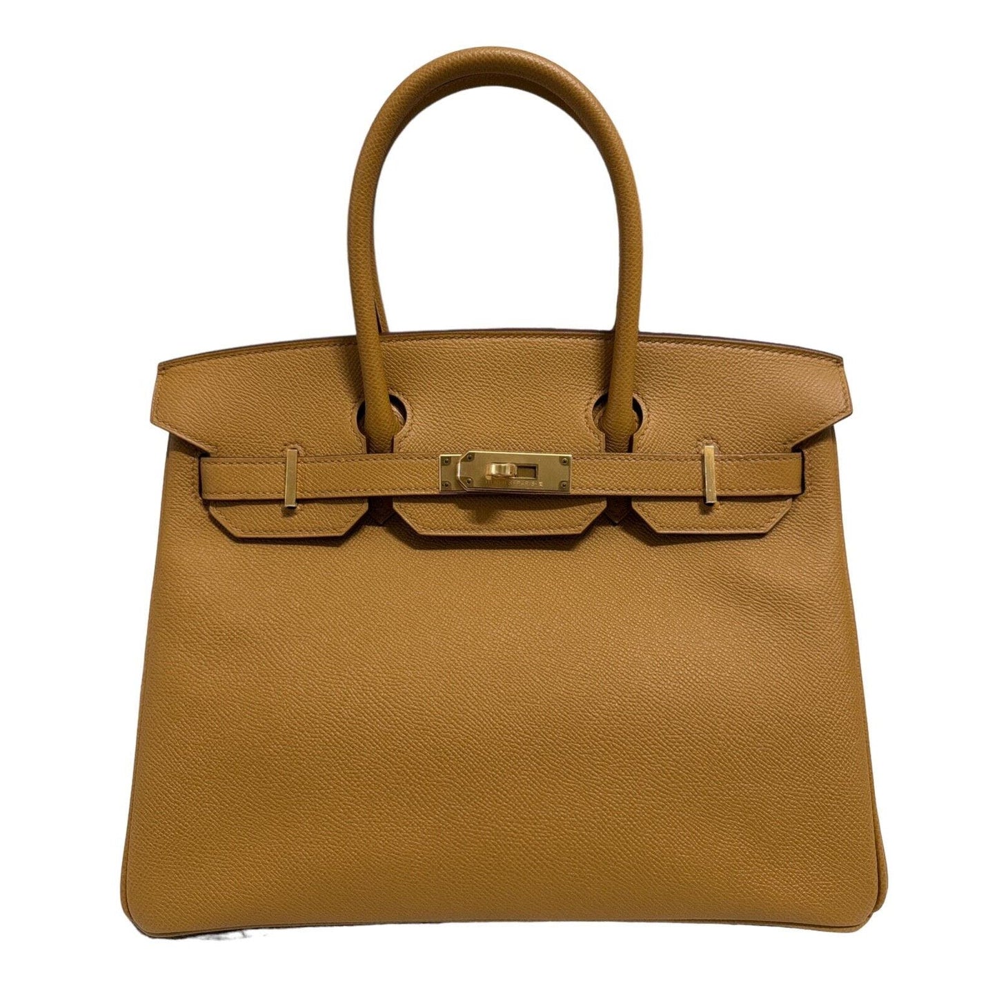 Hermes Birkin 30 Sesame Tan Epsom Leather Gold Hardware